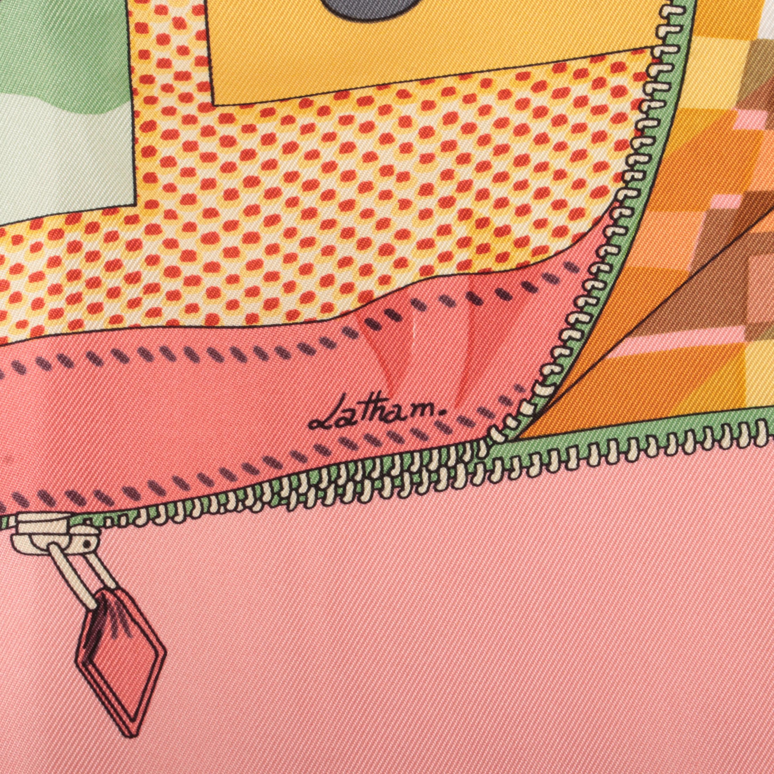 Hermès "L' Élégance et le Confort en Automobile" Silk Twill Scarf