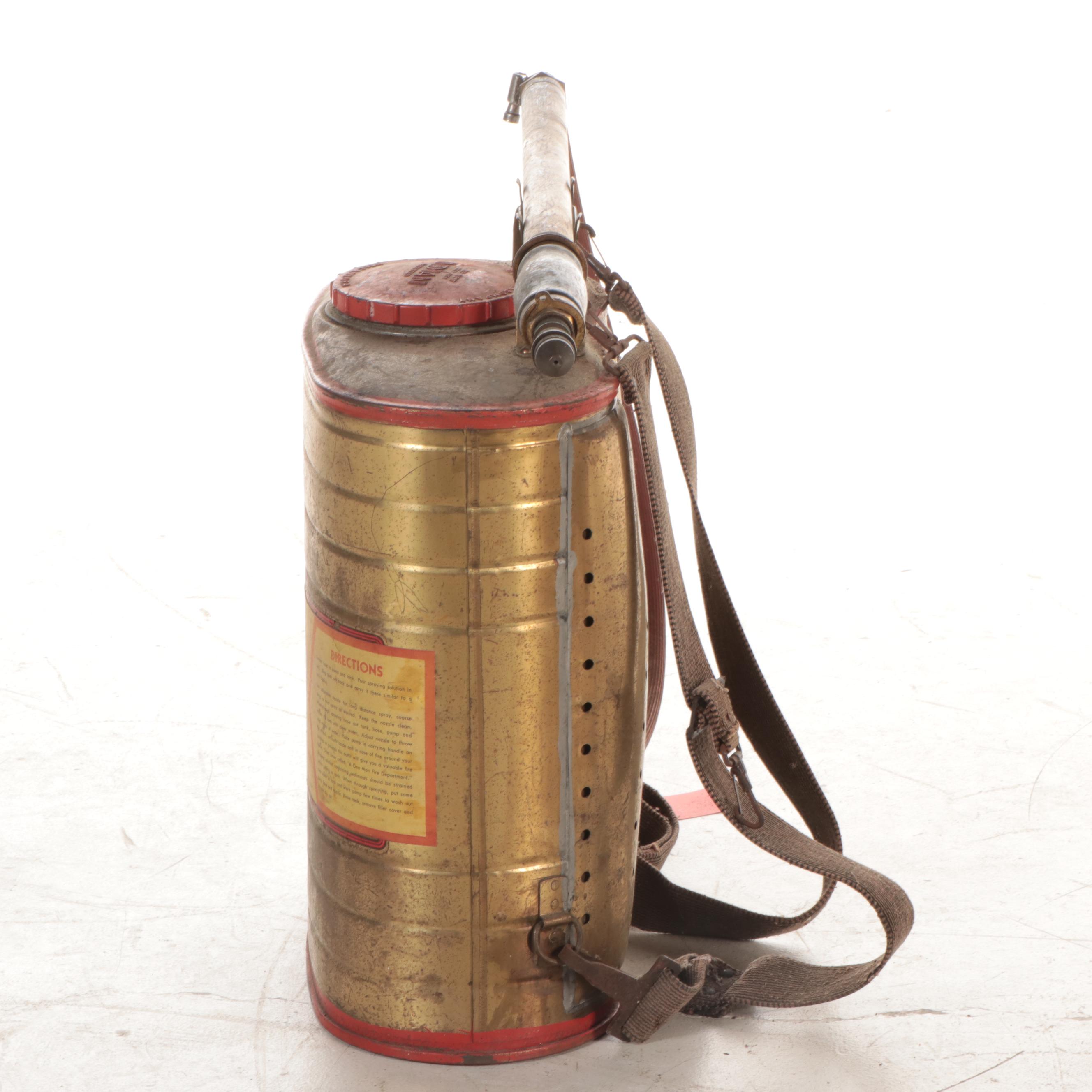 Indian Knapsack Sprayer and Fire Pump by D.B. Smith & Company, Vintage