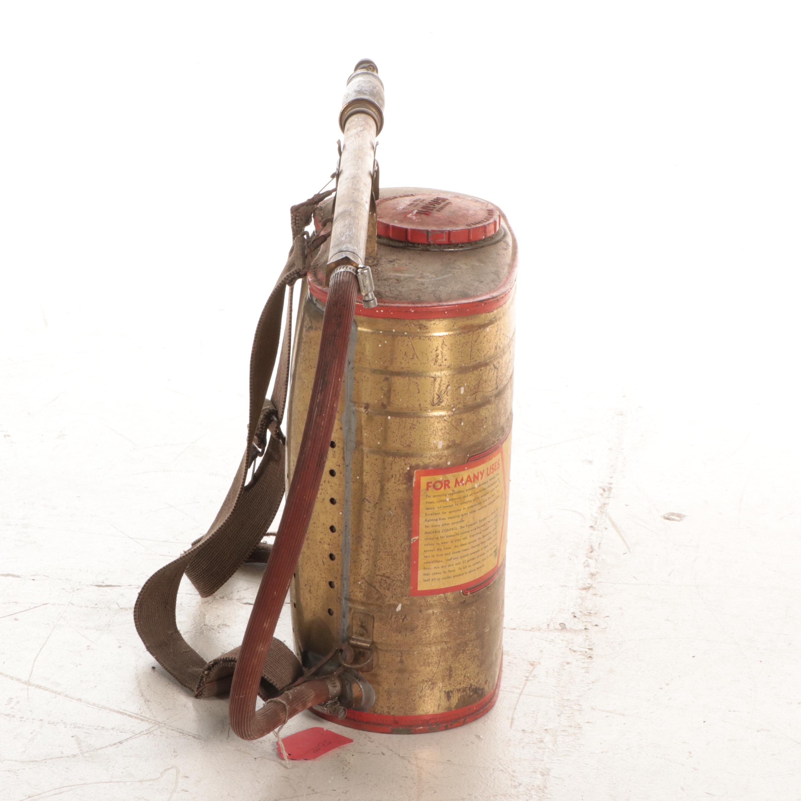 Indian Knapsack Sprayer and Fire Pump by D.B. Smith & Company, Vintage