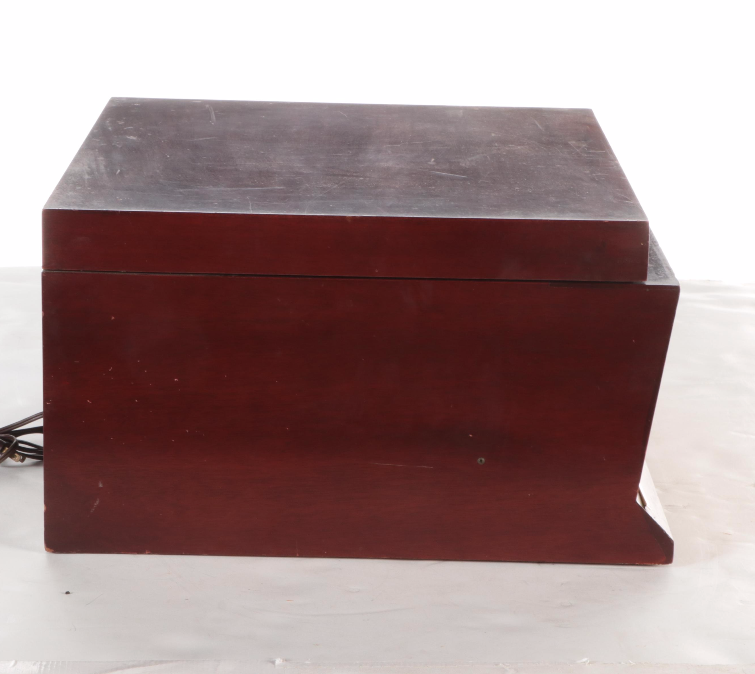 Columbia 360 K2 Phonograph Record Player, 1950s, and Records