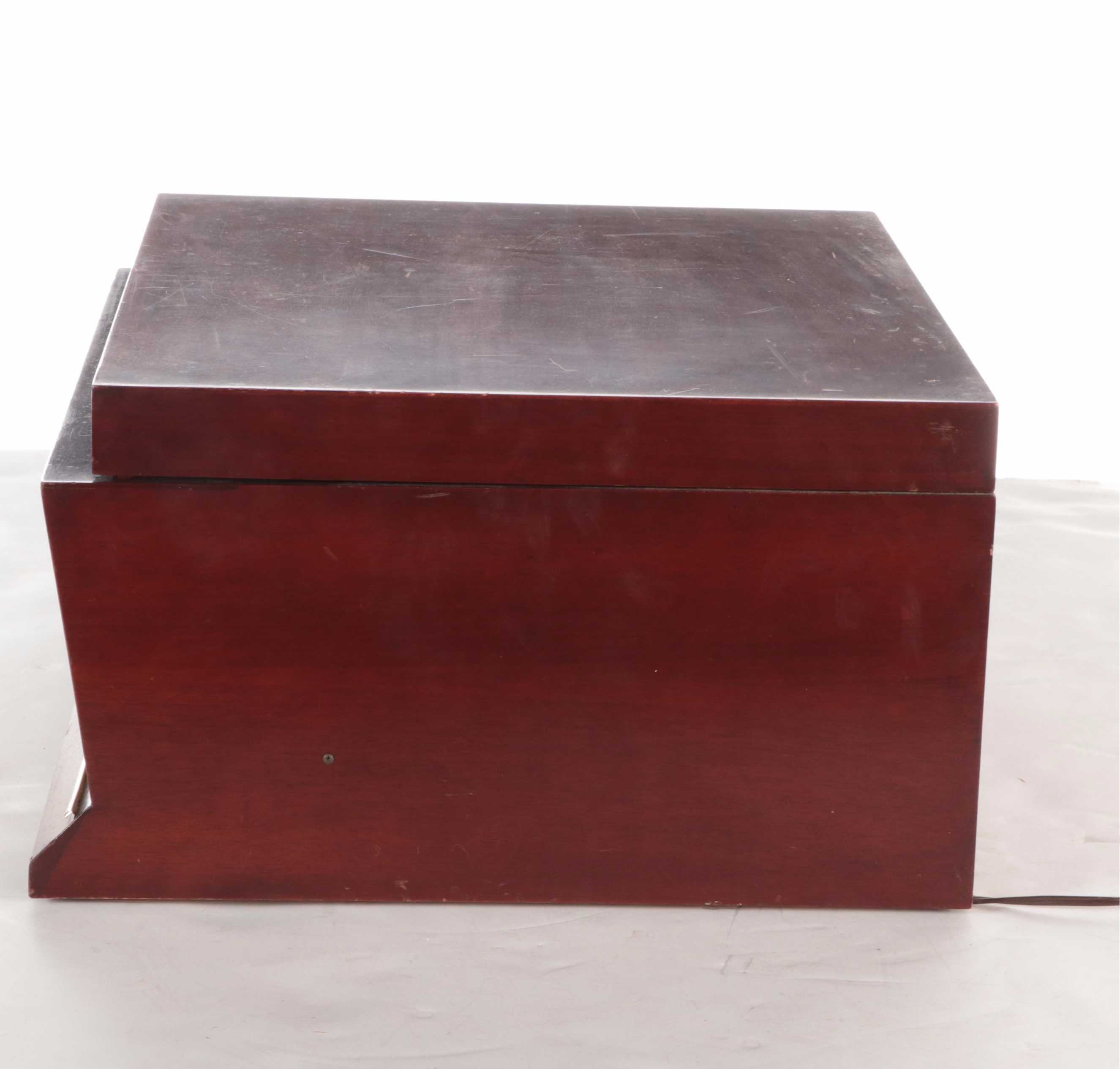 Columbia 360 K2 Phonograph Record Player, 1950s, and Records