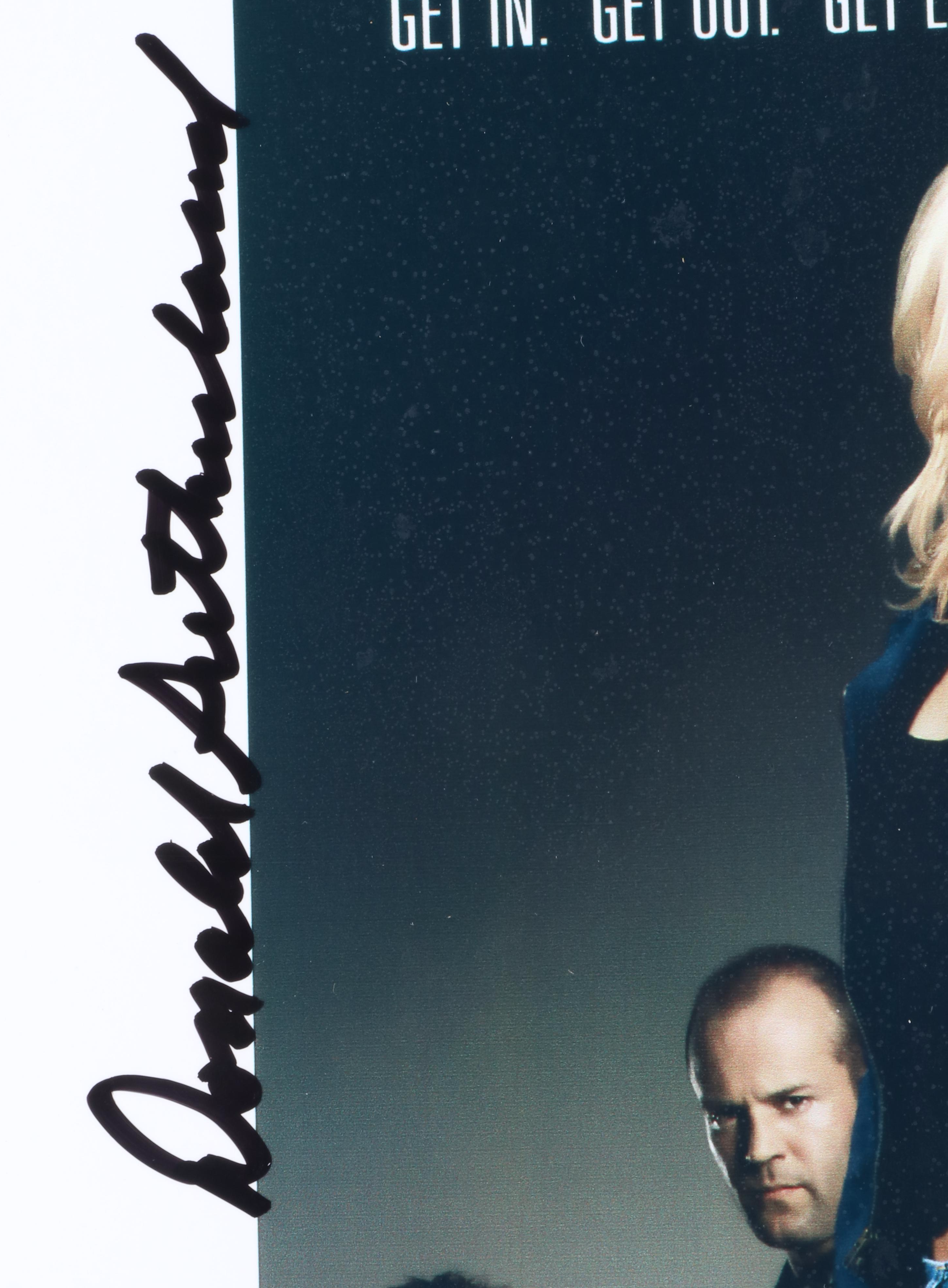 Mark Wahlberg and Charlize Theron Signed "The Italian Job" Signed Movie Print