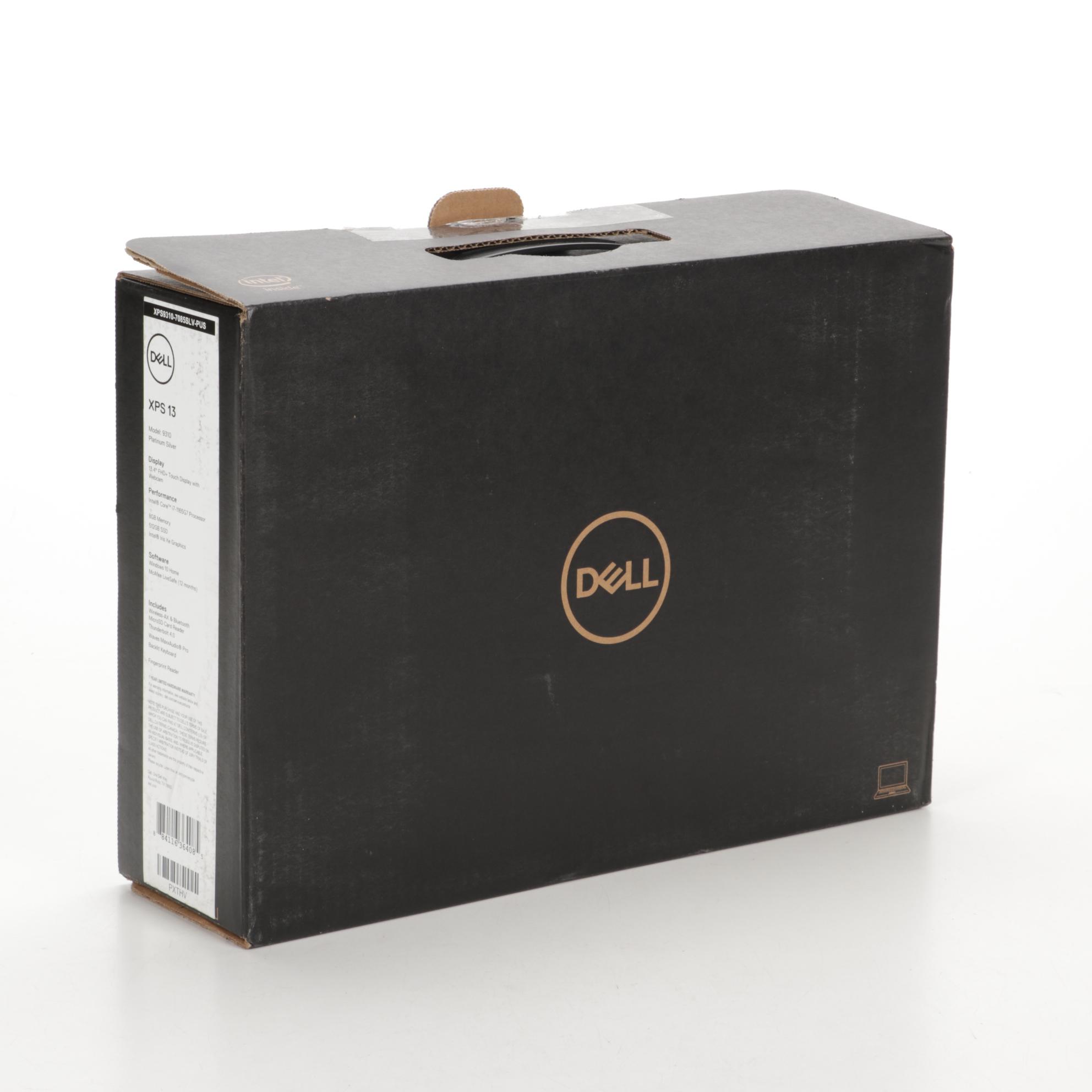 Dell XPS 13 Touch Display Lap Top with Intel Core i7 Processor in Silver