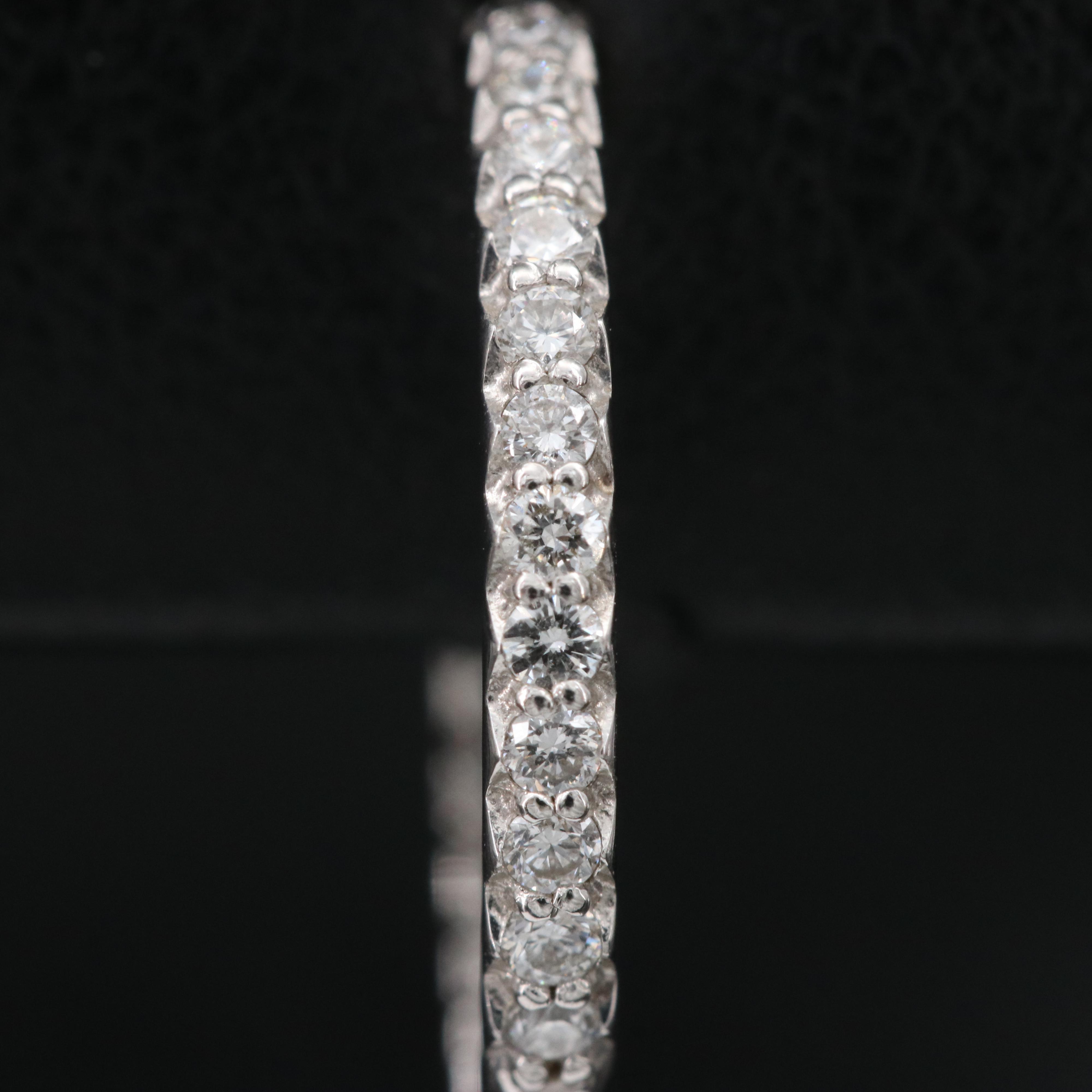 Roberto Coin 18K 0.65 CTW Diamond Inside-Out Hoop Earrings