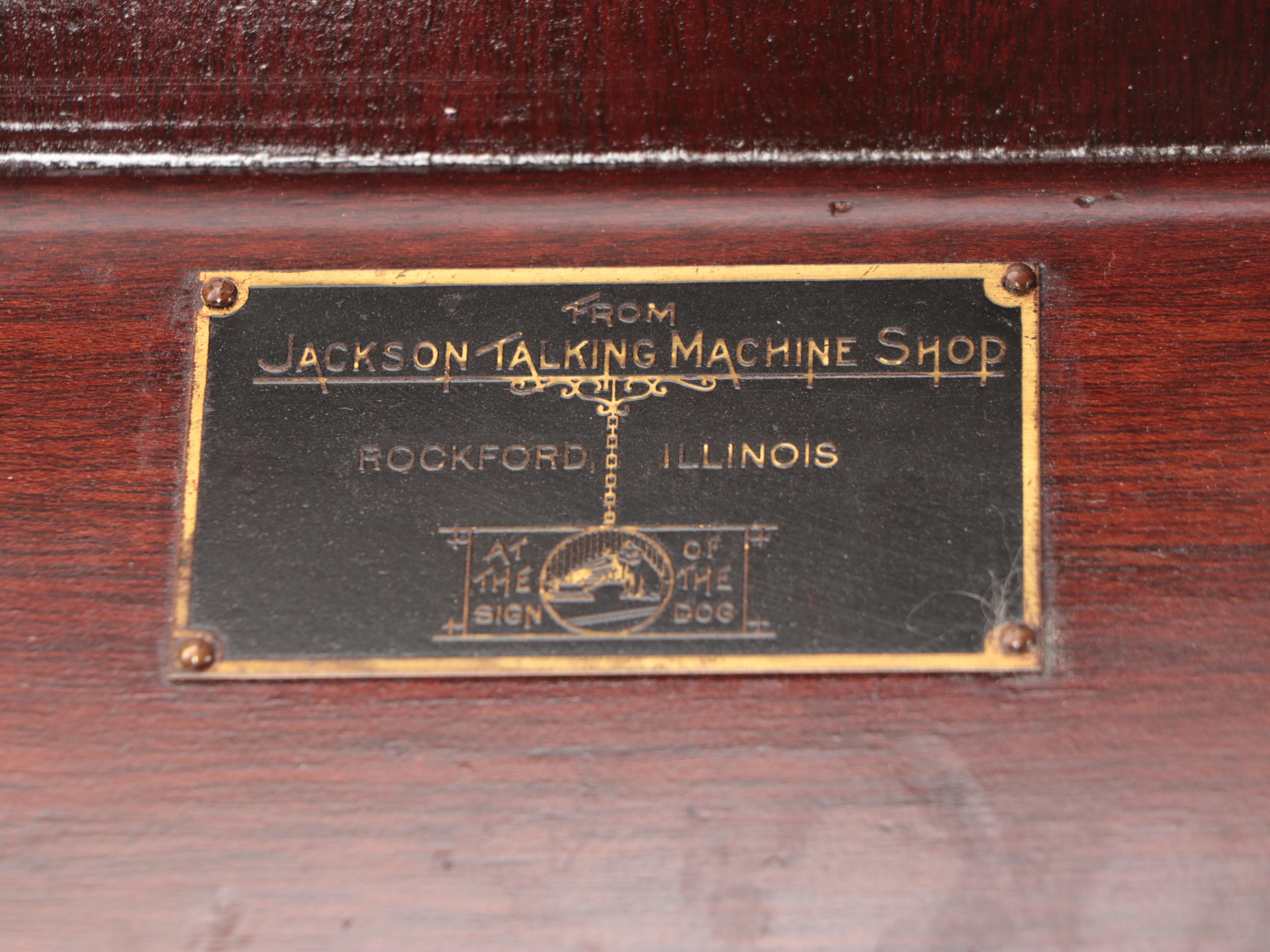 Victor Talking Machine Company Mahogany Victrola Portable Phonograph Player