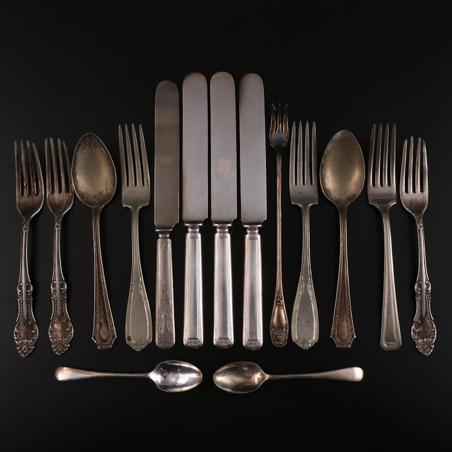 Wm Rogers, Walker & Hall and Other Silver Plate Flatware
