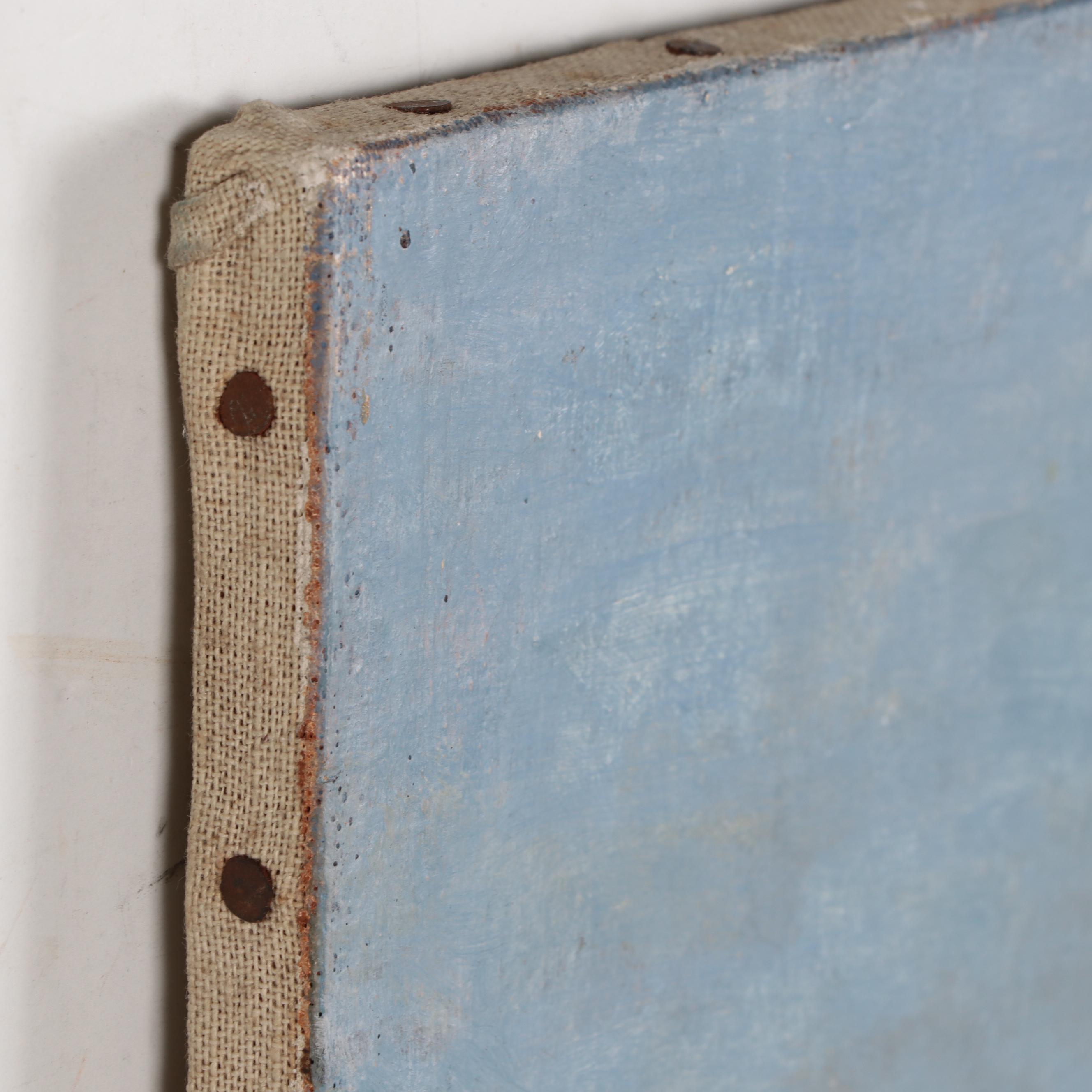 Frances Watt Oil Painting of Baptism of Jesus in the Jordan, 1954