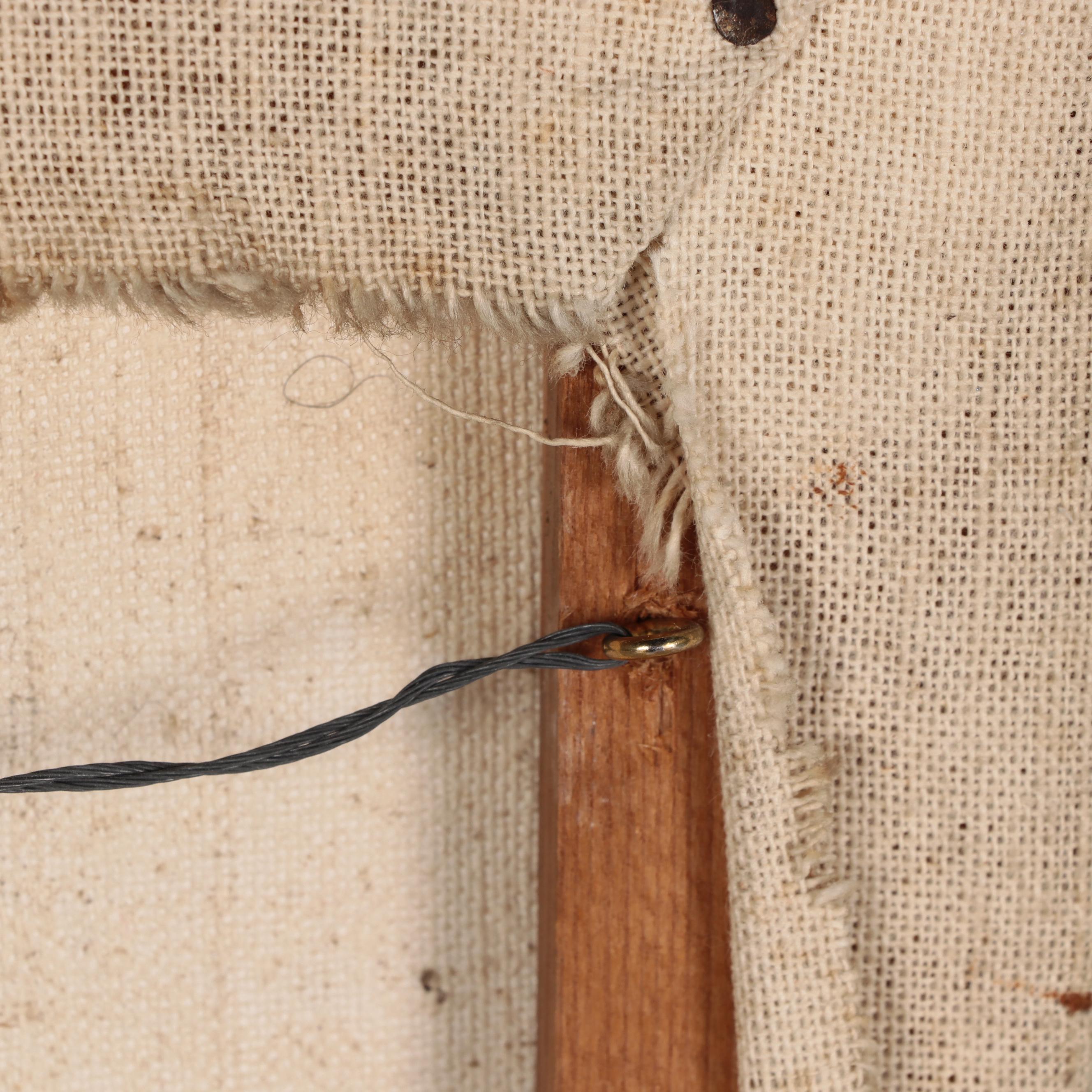 Frances Watt Oil Painting of Baptism of Jesus in the Jordan, 1954