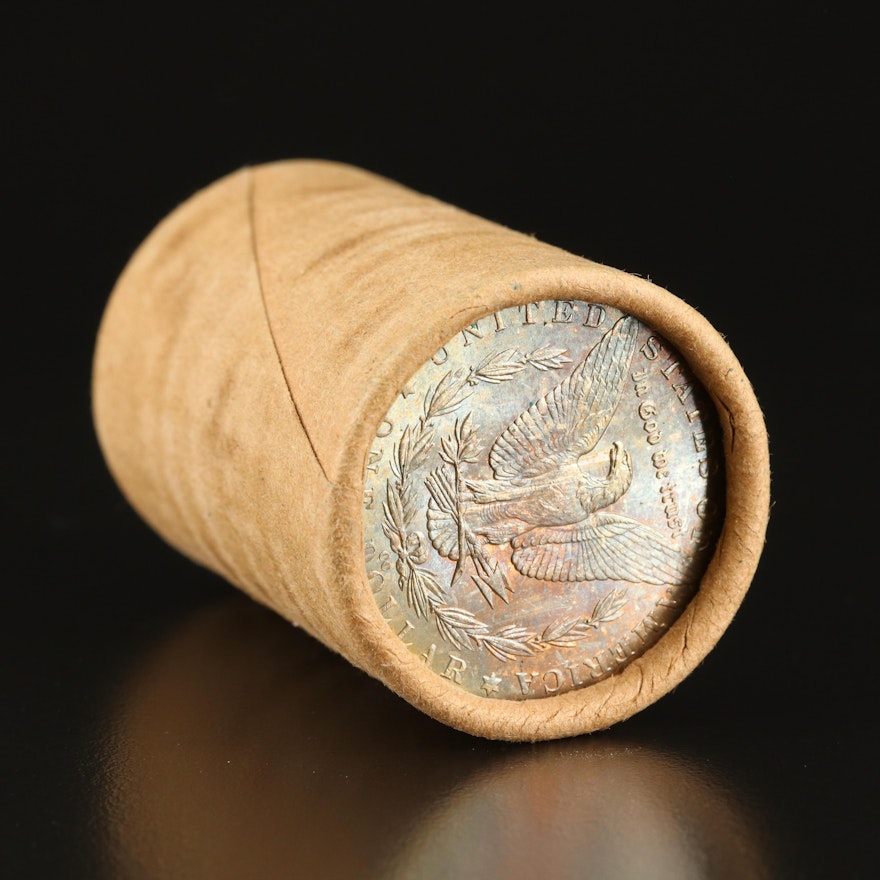 Roll of Morgan Silver Dollars