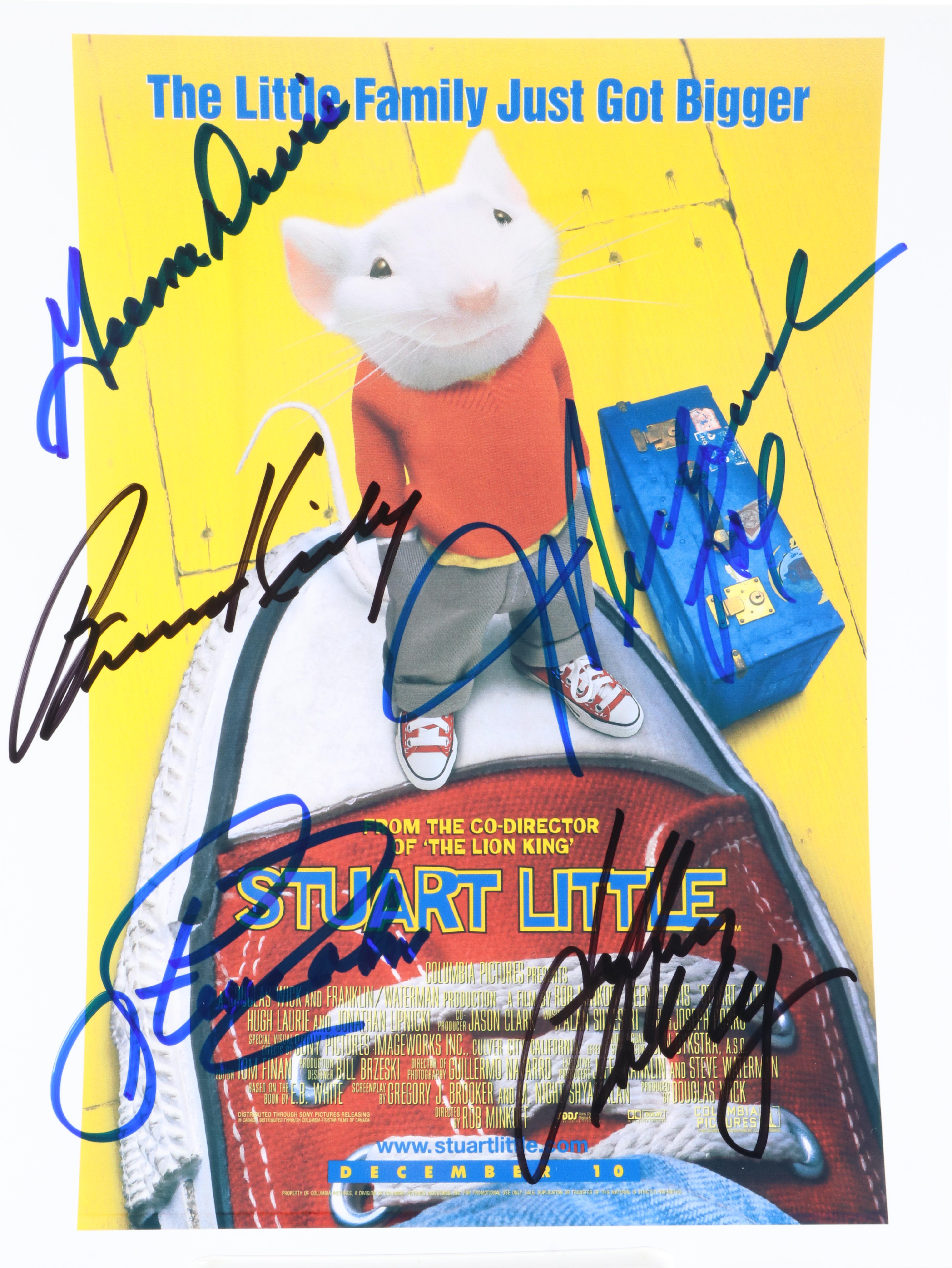 Geena Davis and Others Signed "Stuart Little" Movie Print