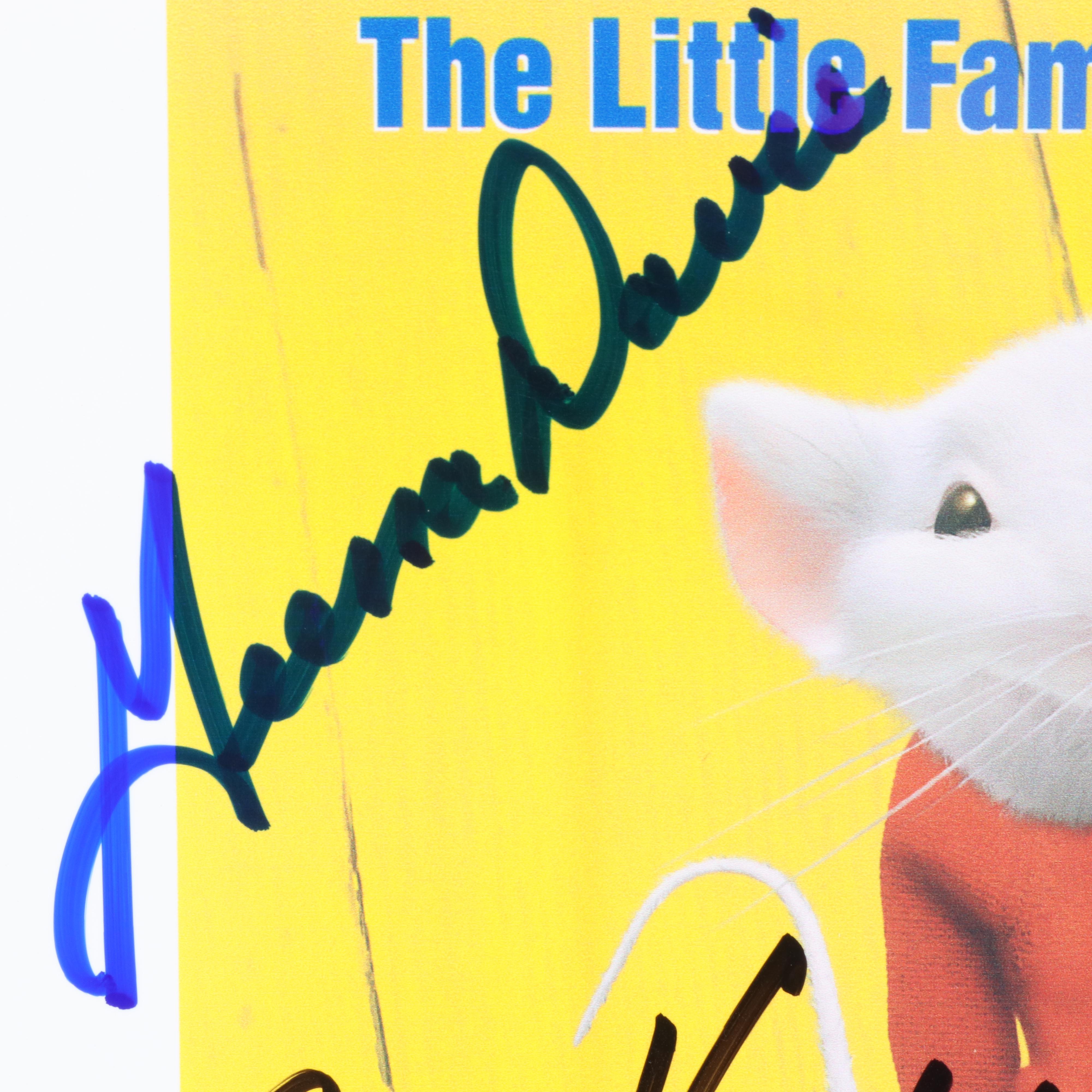 Geena Davis and Others Signed "Stuart Little" Movie Print