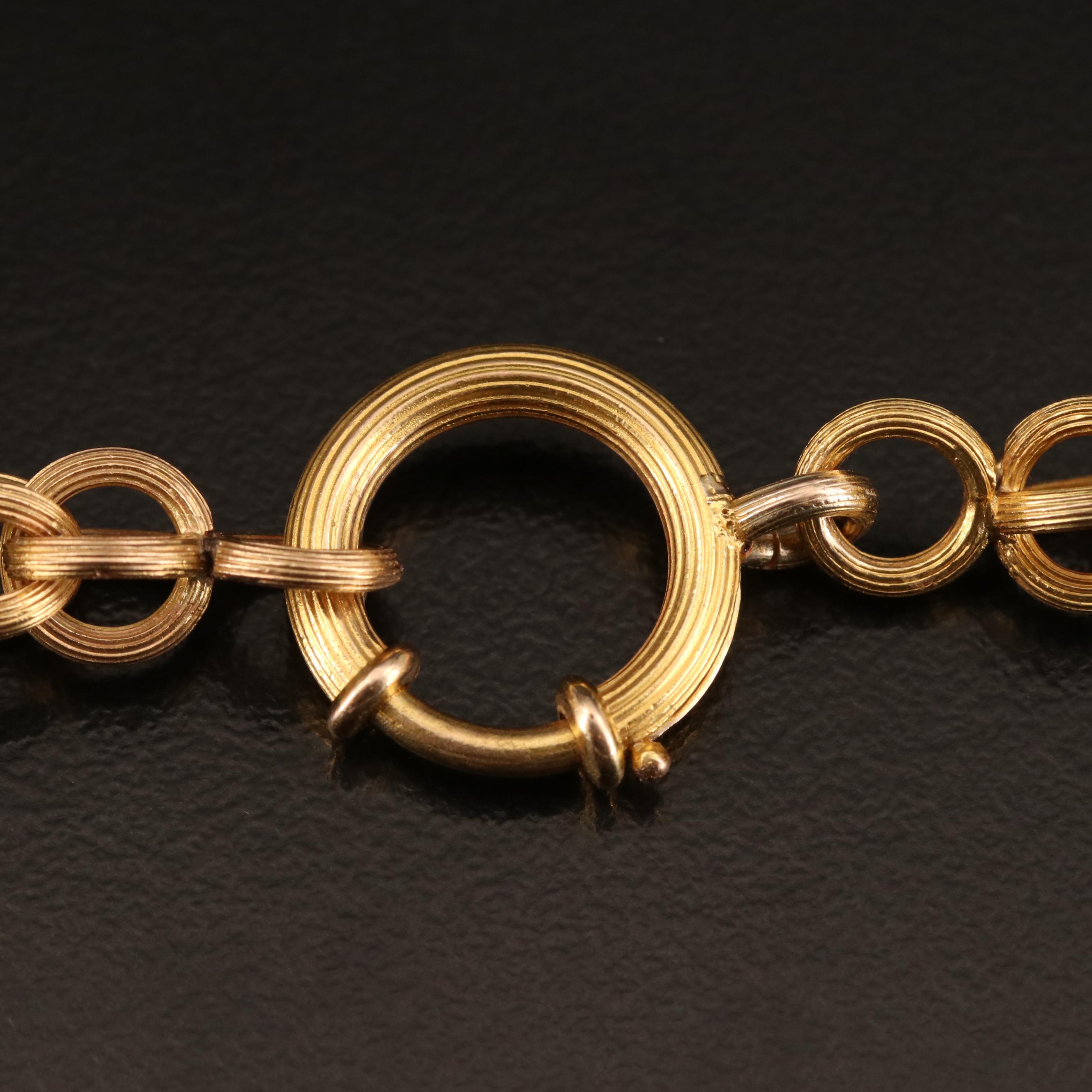 14K Double Cable Chain Necklace