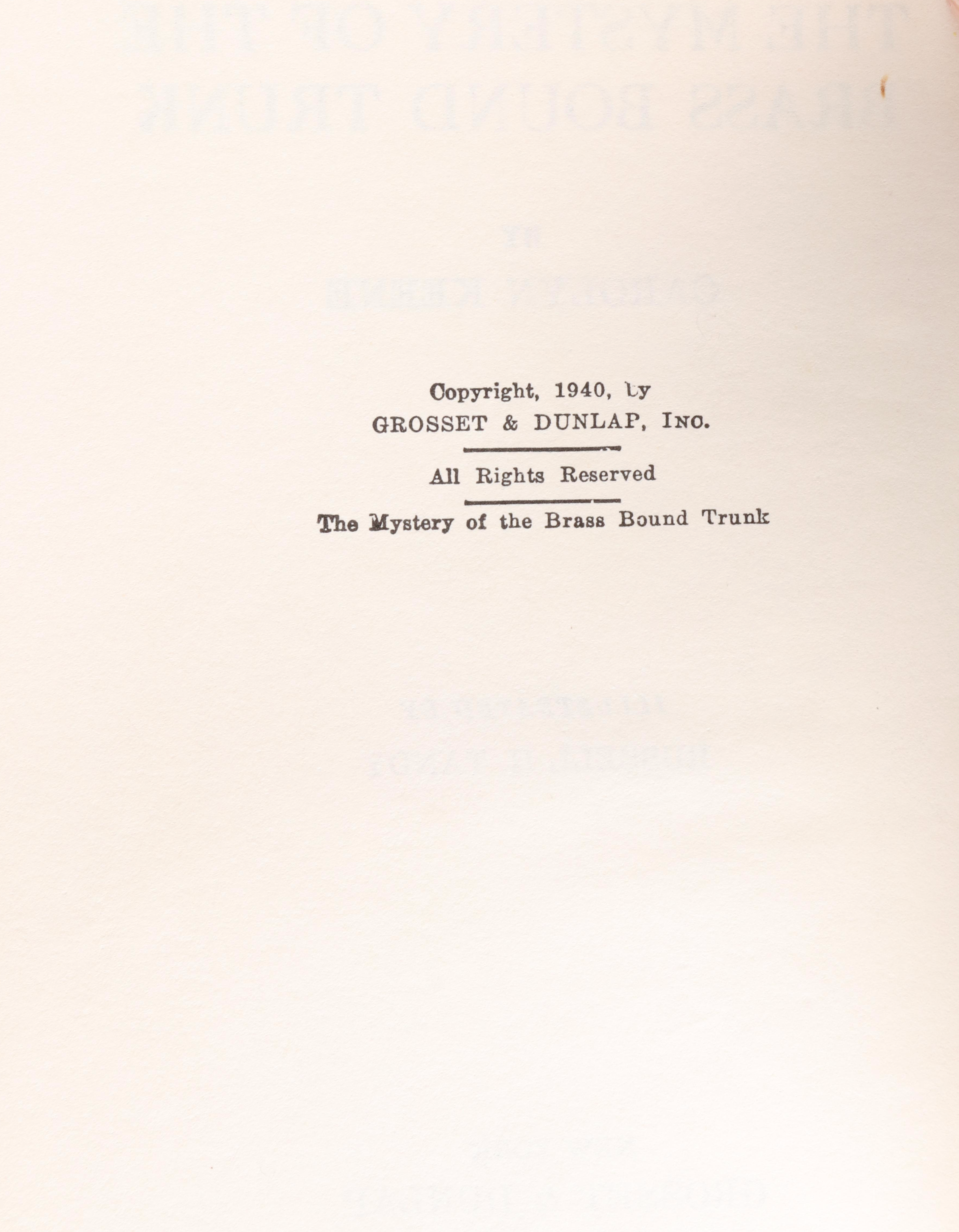 "Nancy Drew" Partial Series Including "The Hidden Staircase" by Carolyn Keene