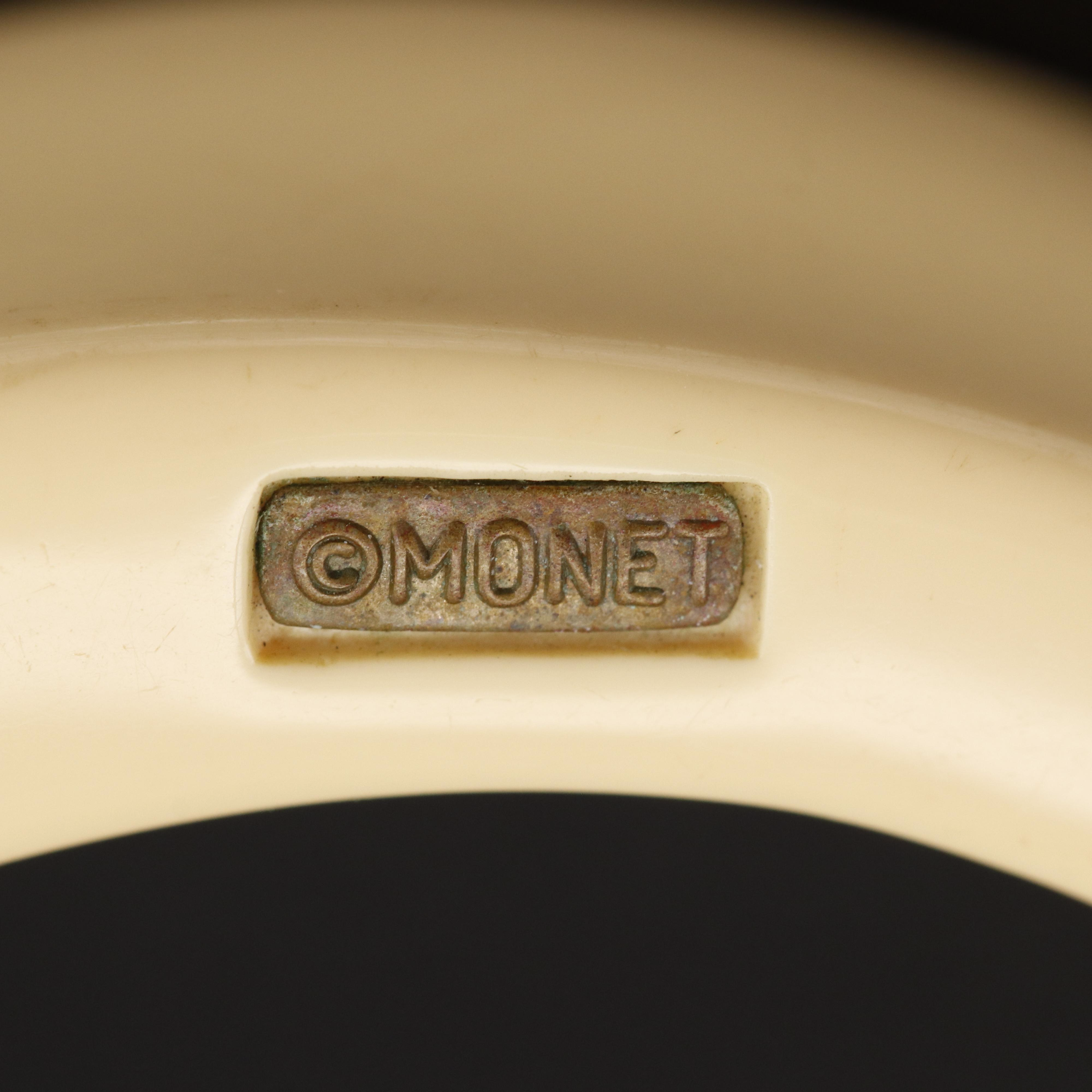 Monet Bangle Featured with Bracelets and Rhinestone Sautoir