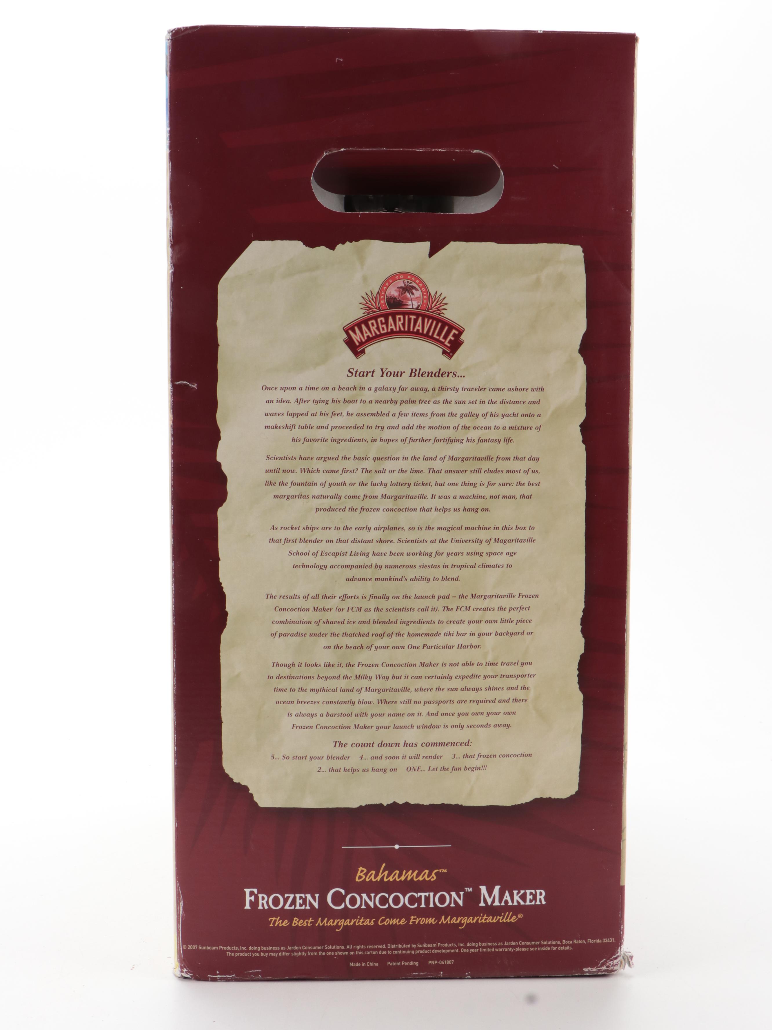 Margaritaville Bahamas Frozen Concoction Maker