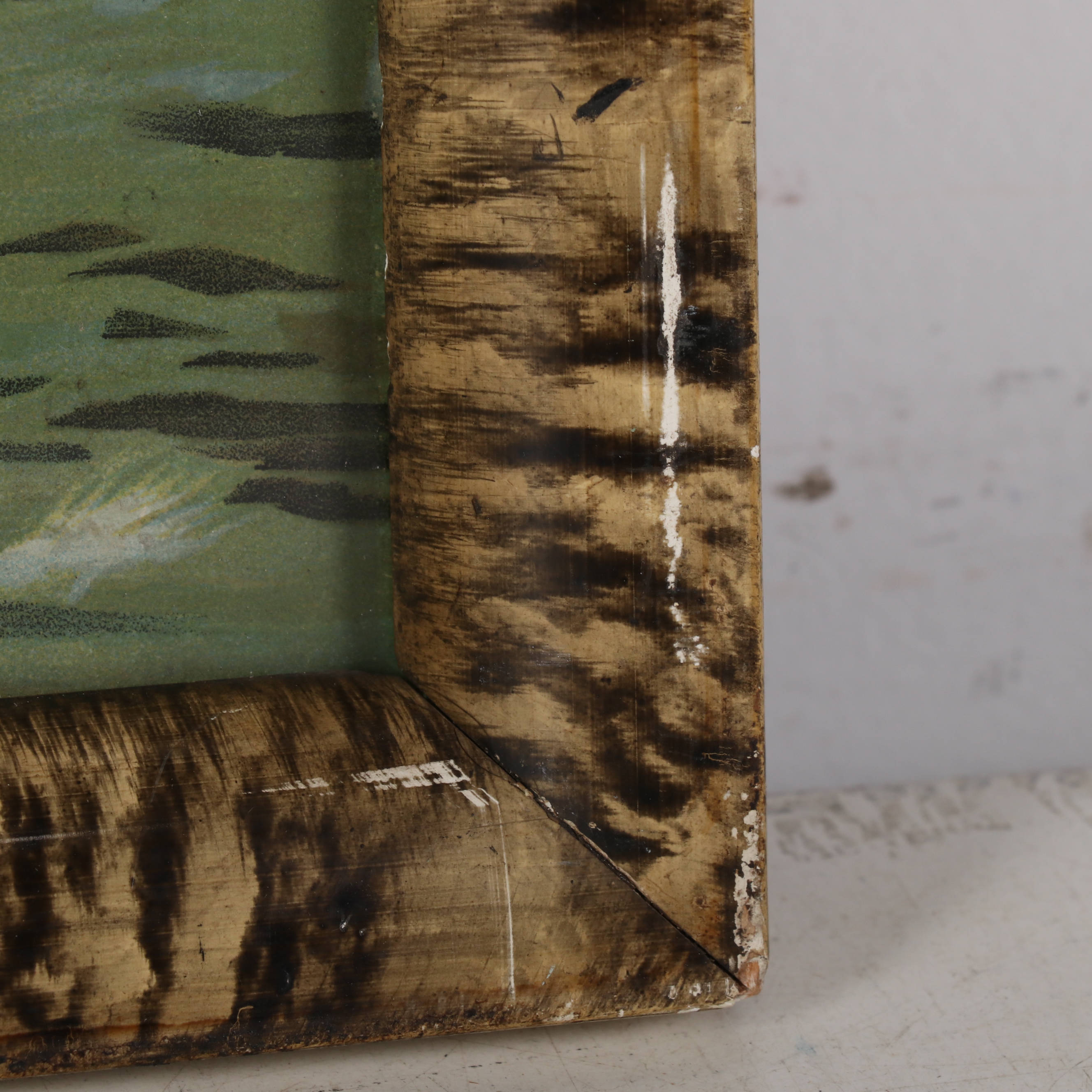 Chromolithograph of Ironclad Naval Battle