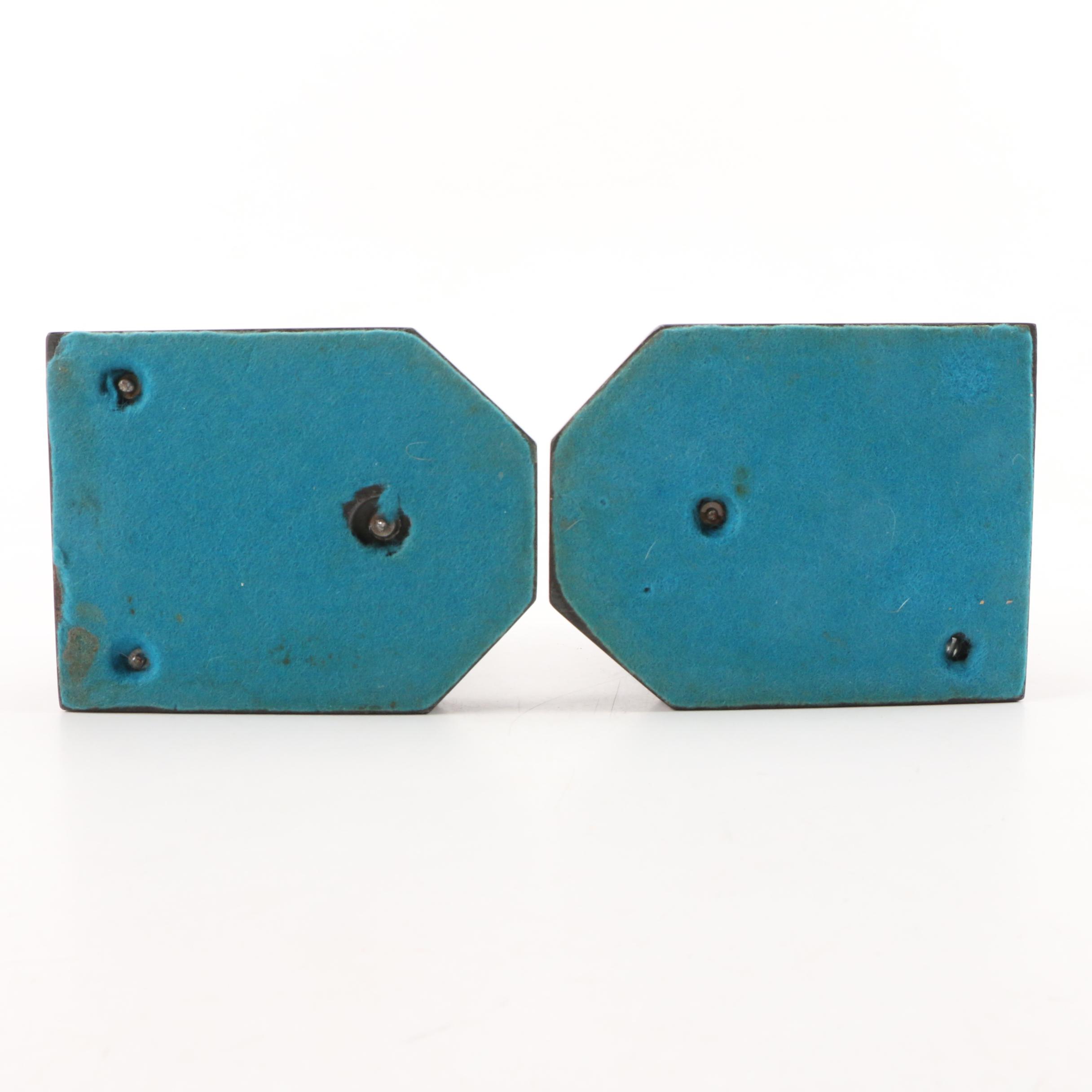 J.B. Hirsch "Beethoven Playing the Piano" Metal Bookends, 1932