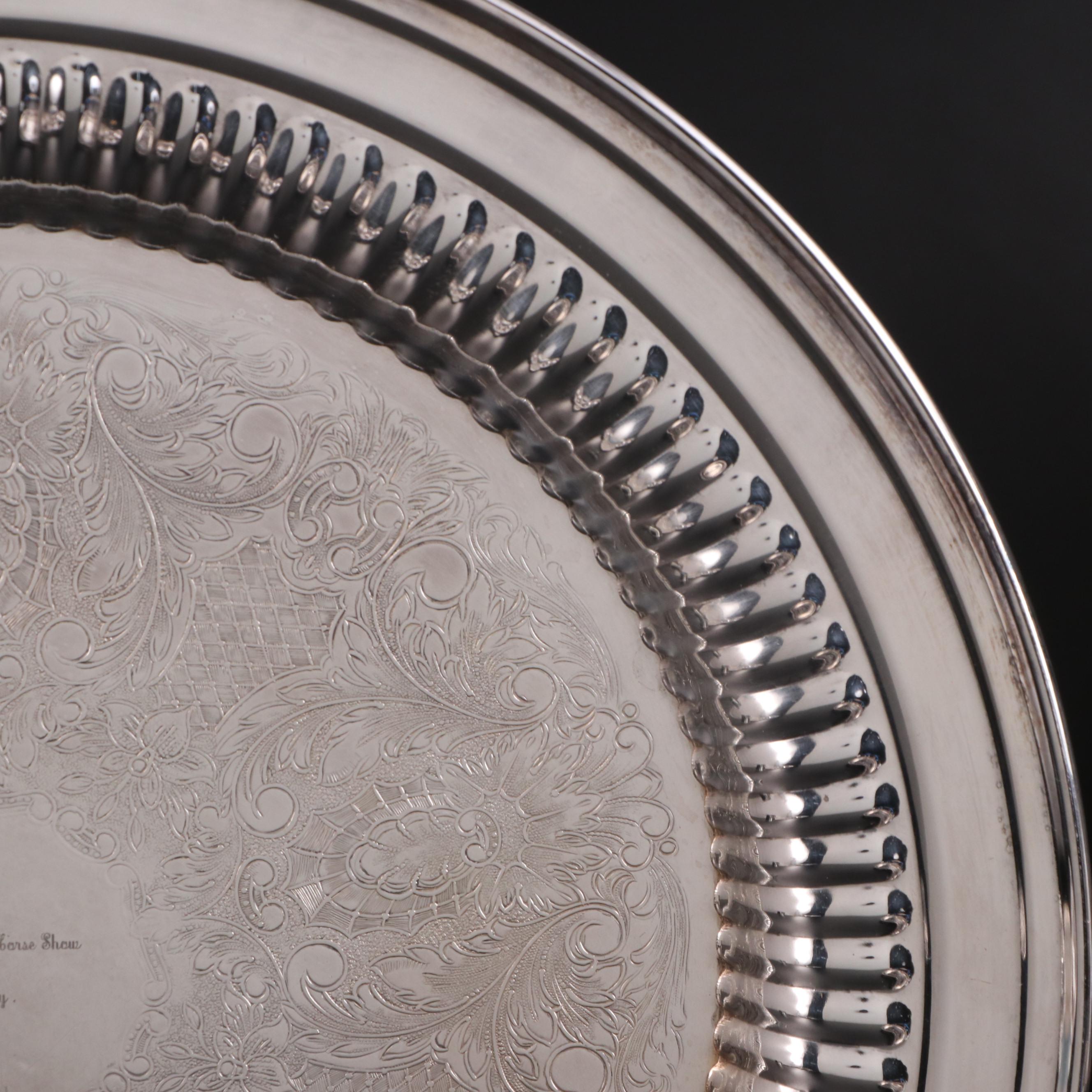 Taunton Silversmiths and Other Silver Plate Serveware and Pewter Tankards