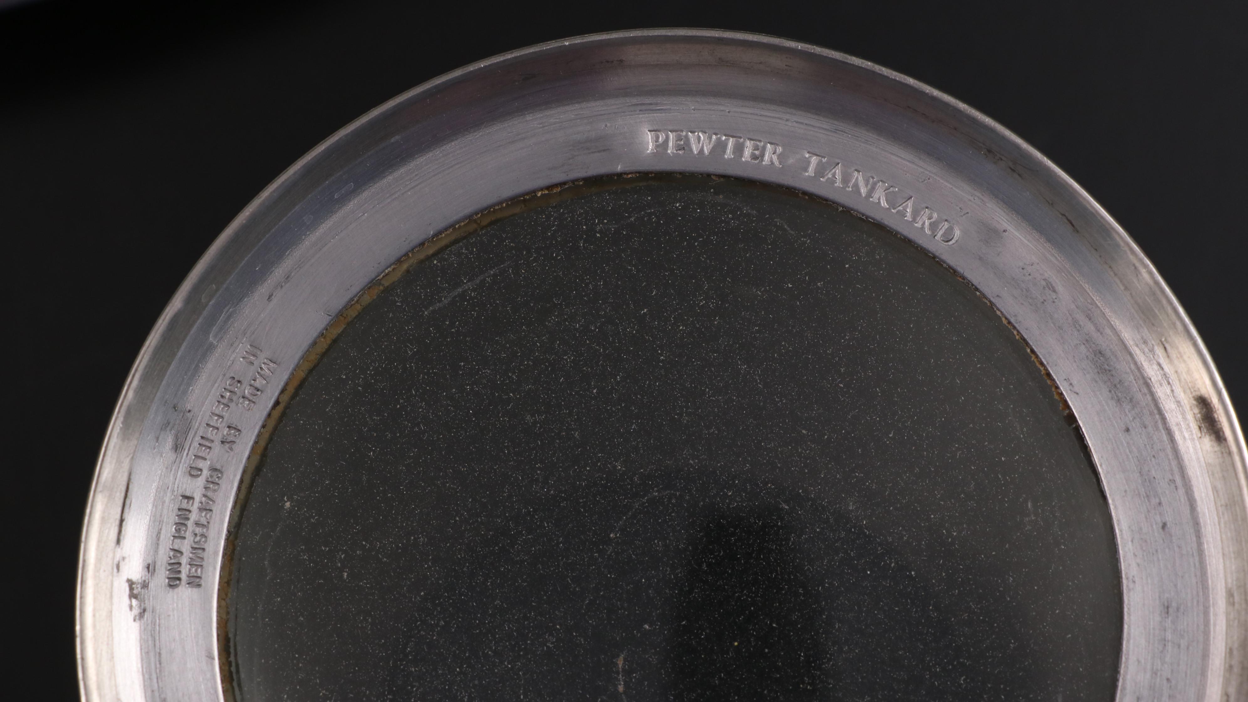 Taunton Silversmiths and Other Silver Plate Serveware and Pewter Tankards