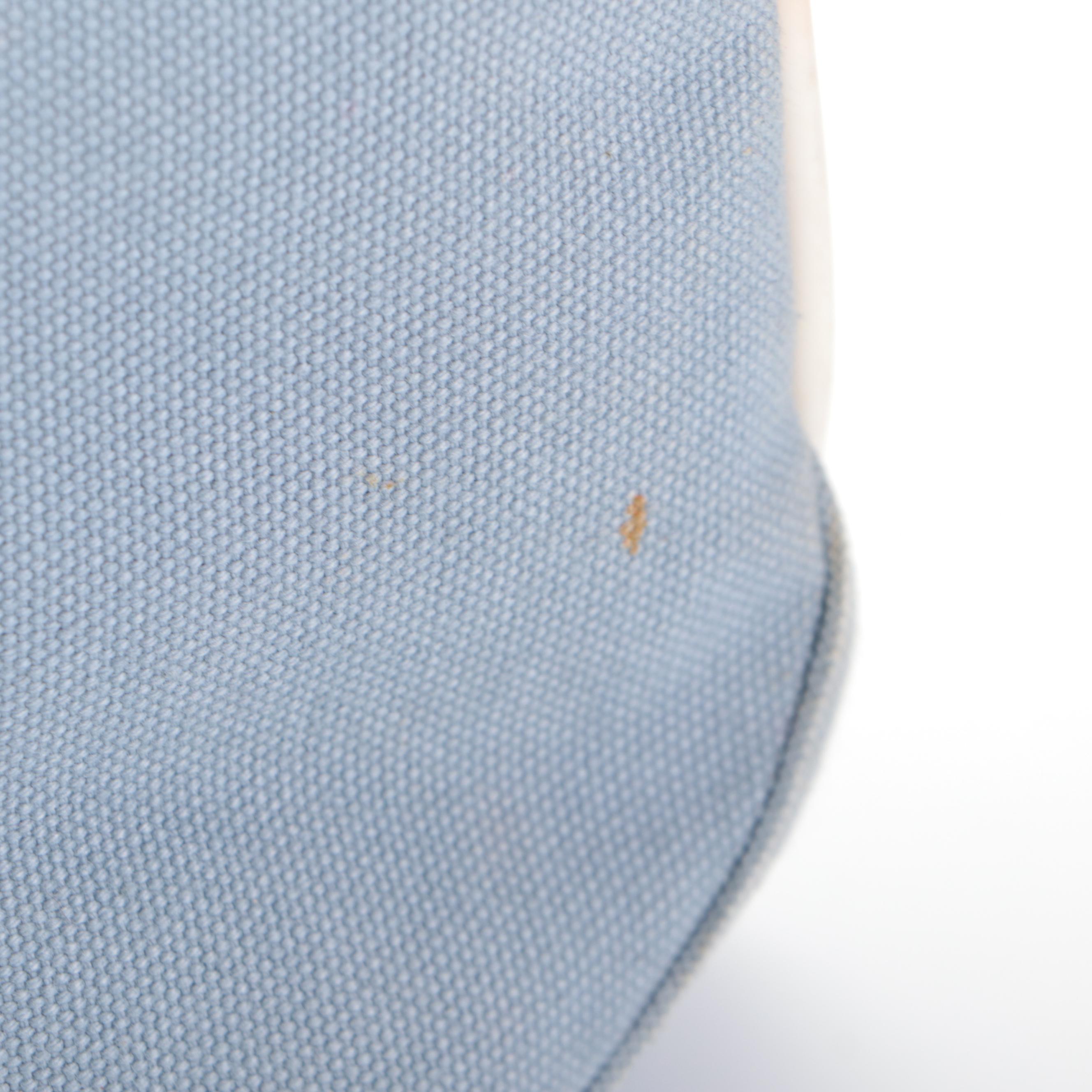 Prada Sport Front-Pocket Shoulder Bag in Light Blue Cotton Canvas