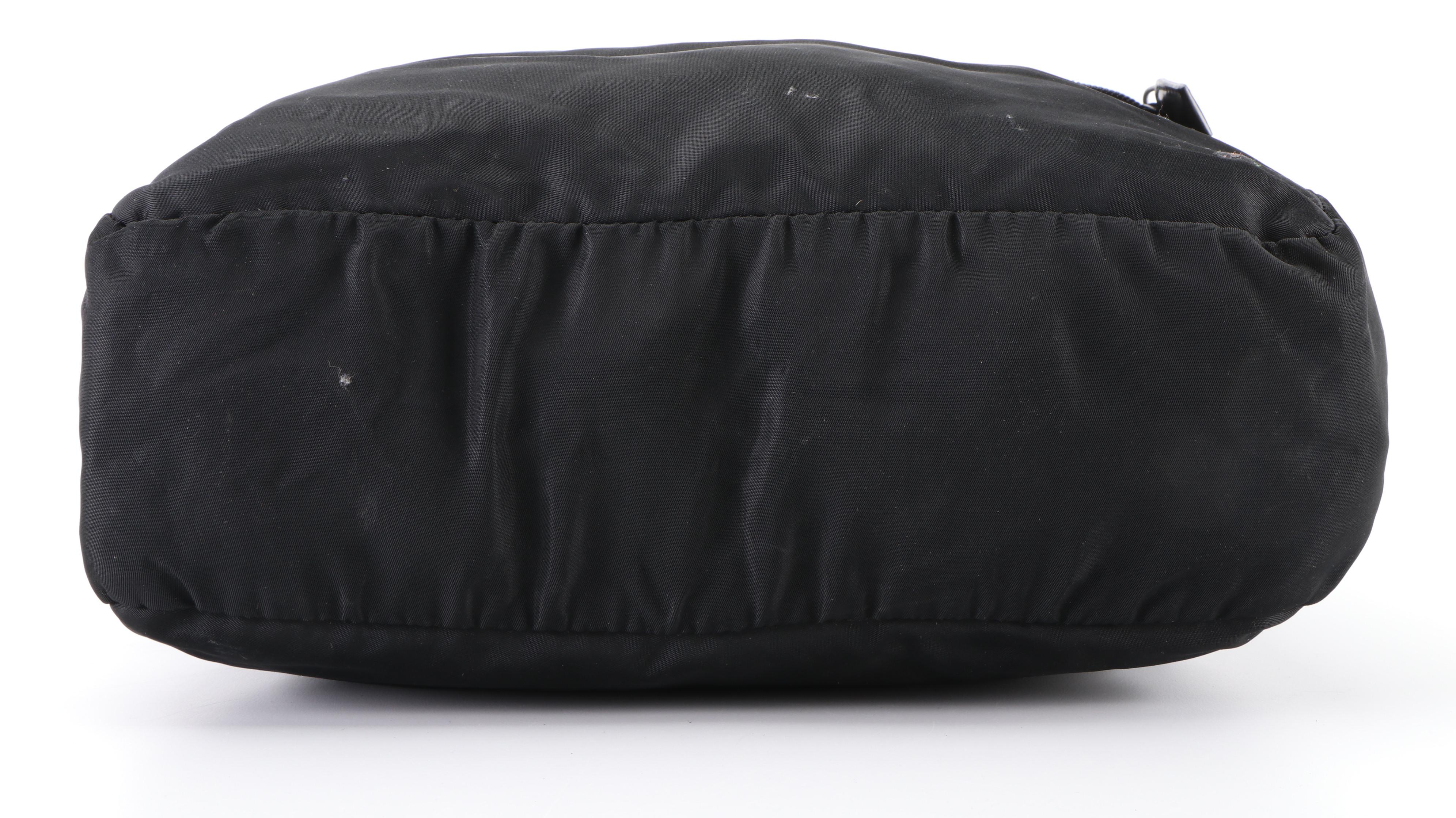 Prada Black Tessuto Nylon Shoulder Bag