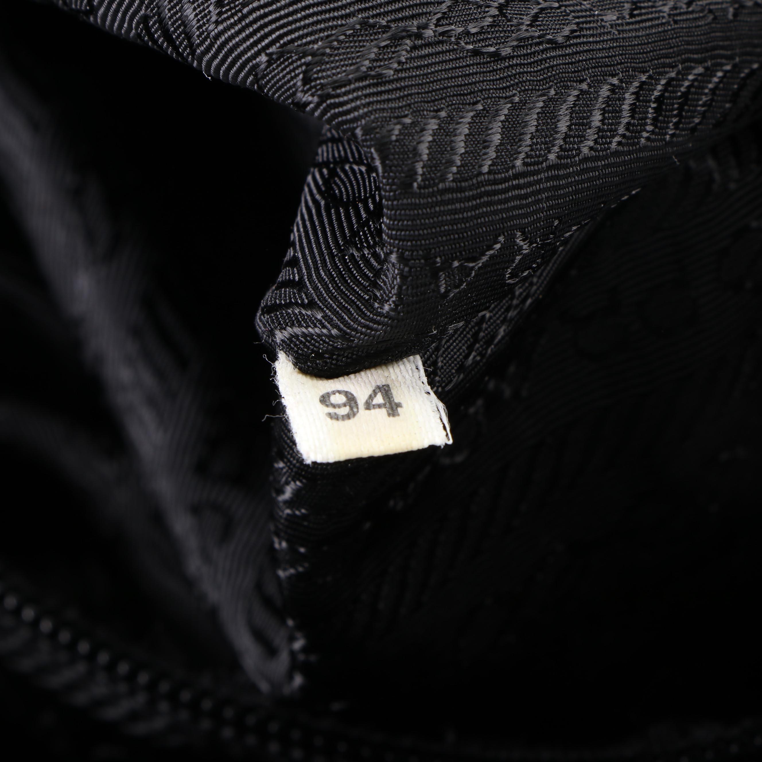 Prada Black Tessuto Nylon Shoulder Bag