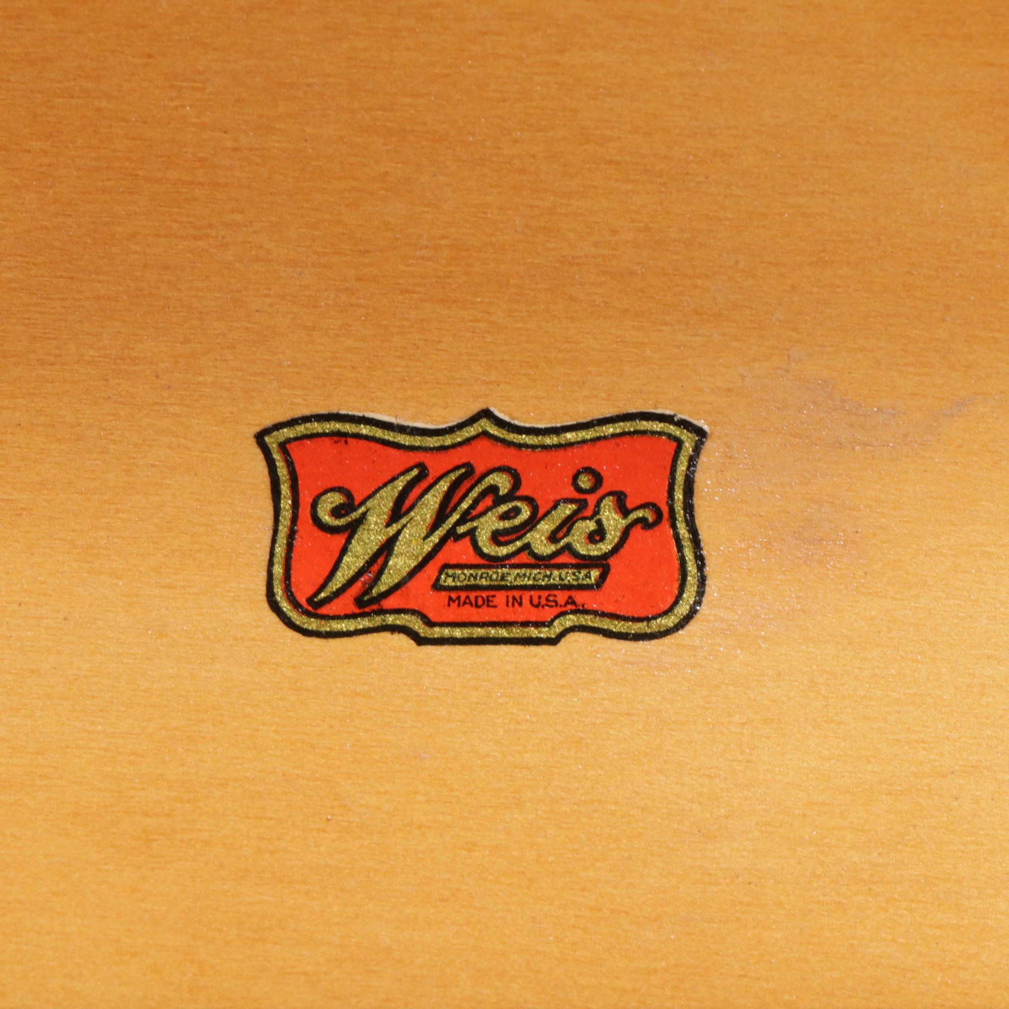 Weis Walnut Three-Stack Barrister's Bookcase, Early to Mid 20th Century