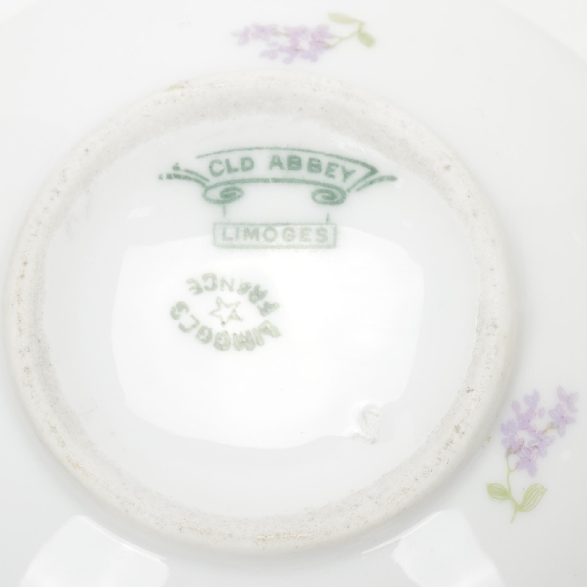 Haviland "Old Abbey" and Other Pink Floral Porcelain Tableware