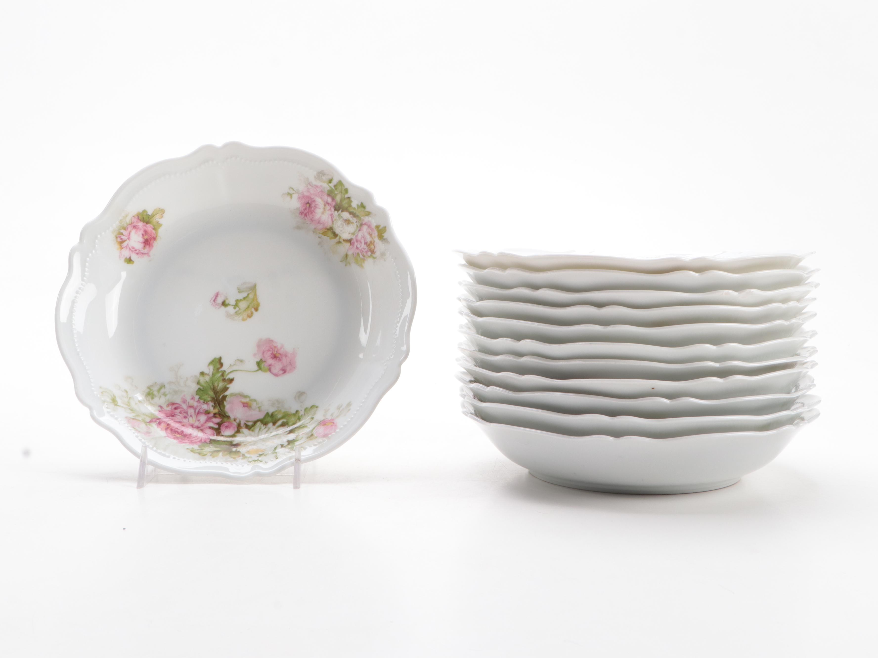 Oscar and Edgar Gutherz Floral Porcelain Dinnerware, 1899–1918