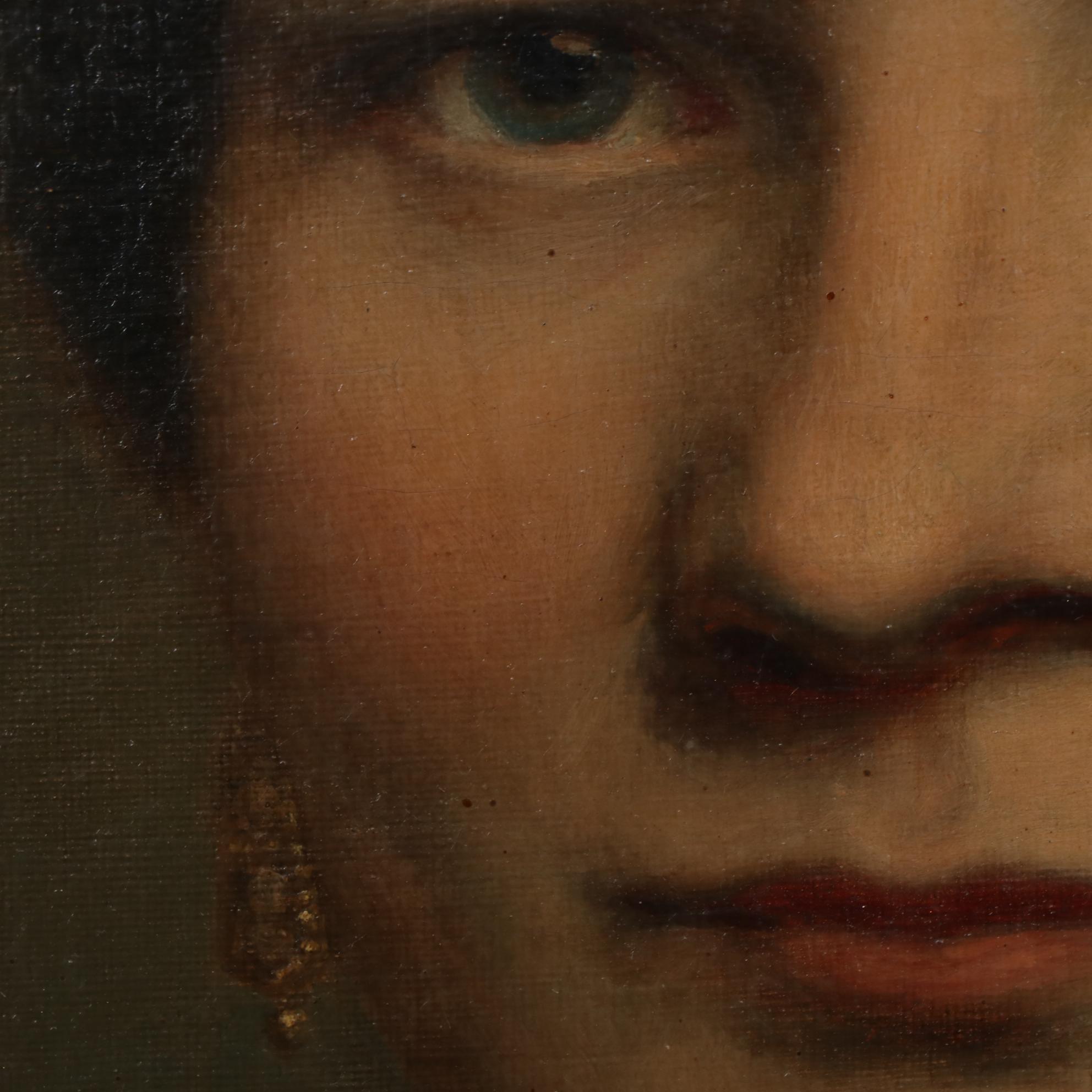 Portrait Oil Painting of Victorian Lady