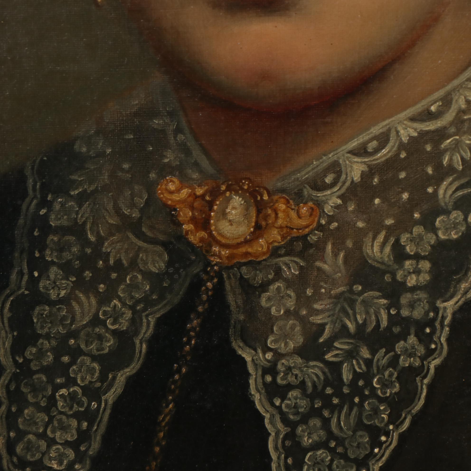 Portrait Oil Painting of Victorian Lady