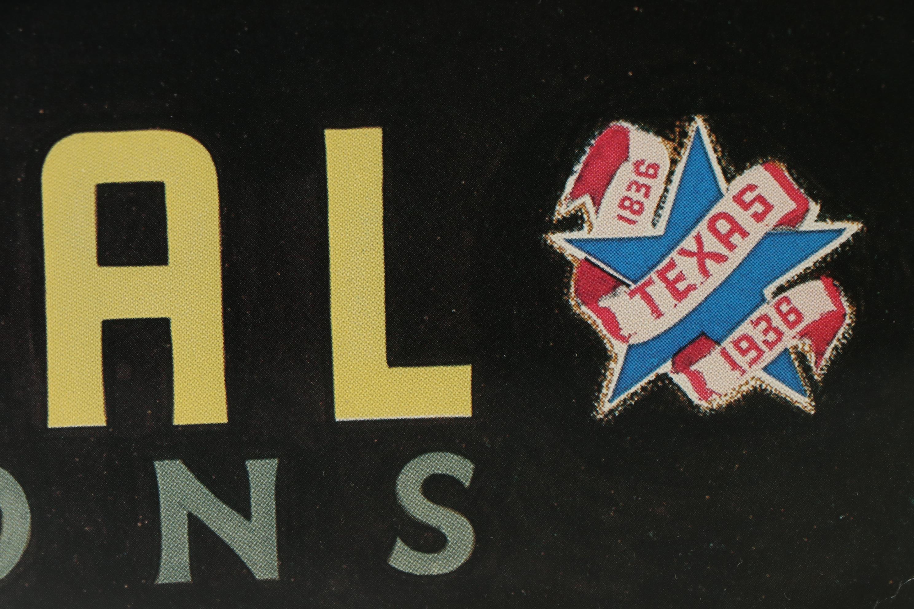 Texas Centennial Offset Lithograph, 21st Century