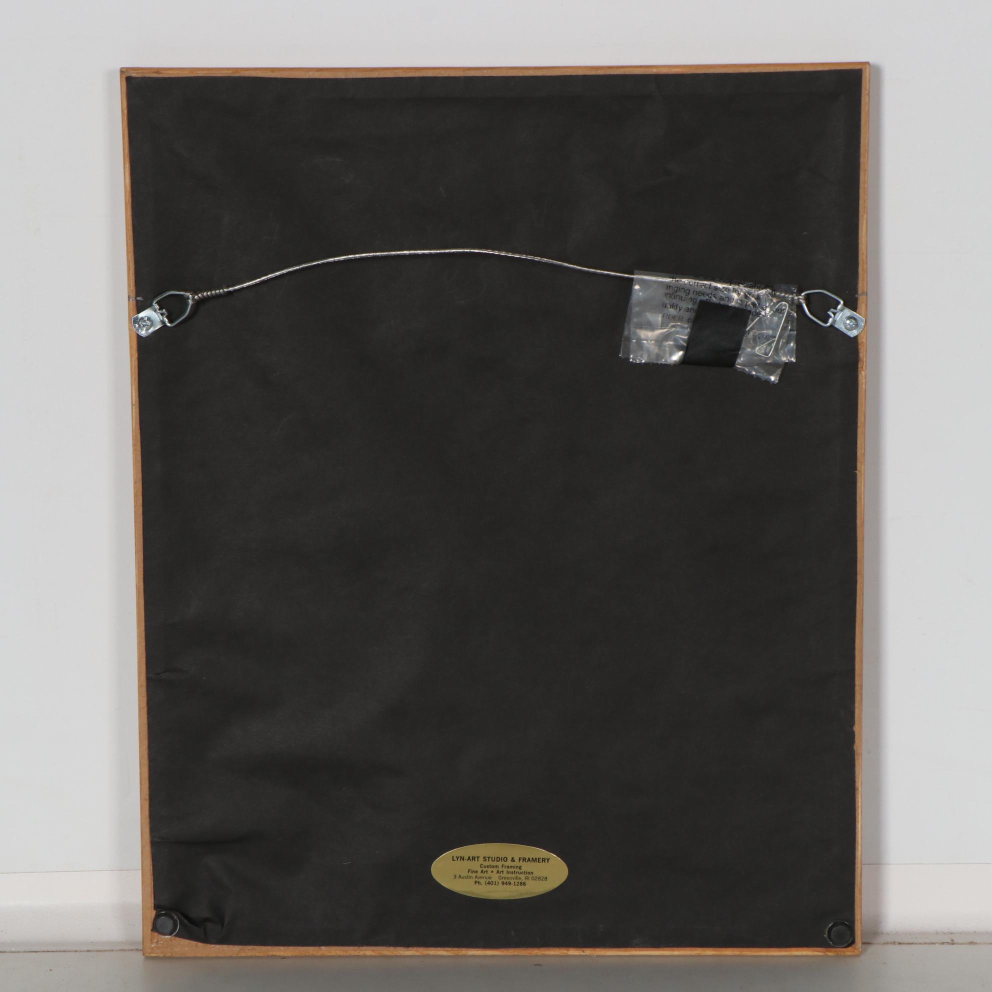 Mary Kosowski Drawing of Standing Nude, Circa 2000