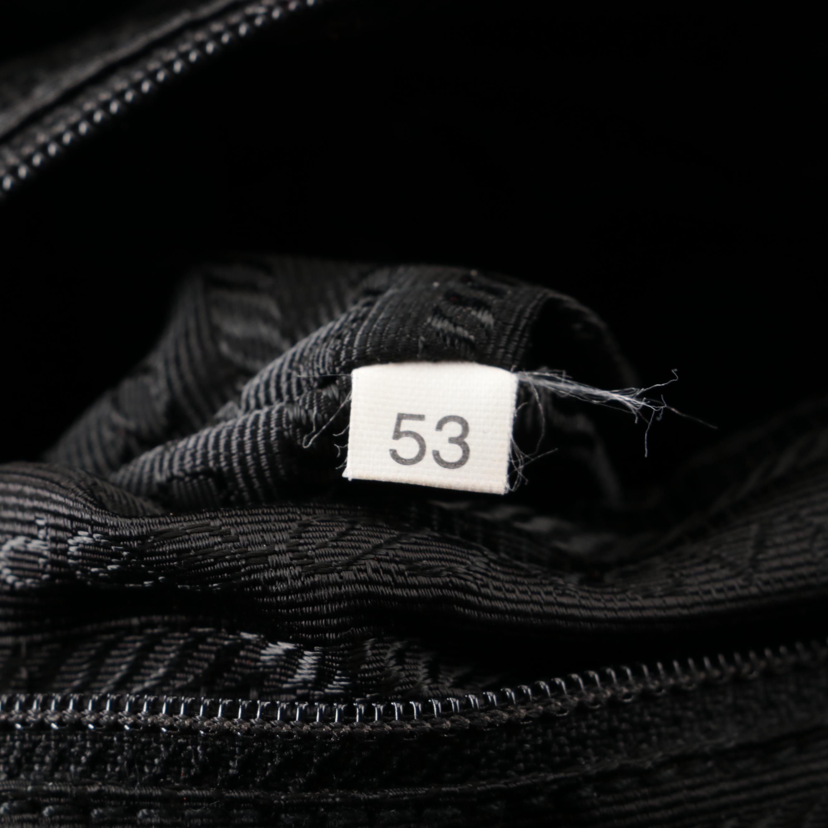 Prada Black Nylon Tessuto Backpack Purse
