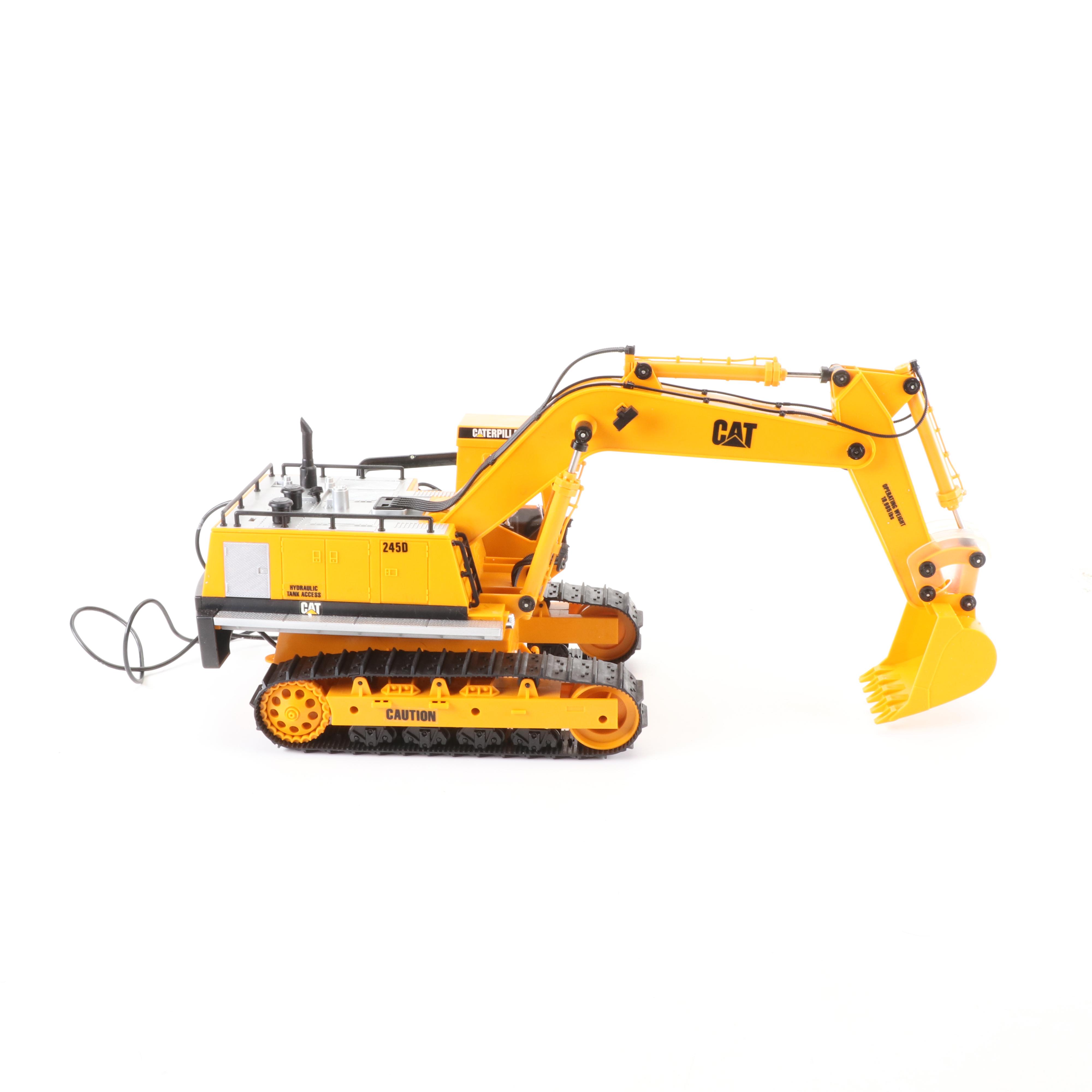 Toy Caterpillar Excavator 245D, Late 20th Century