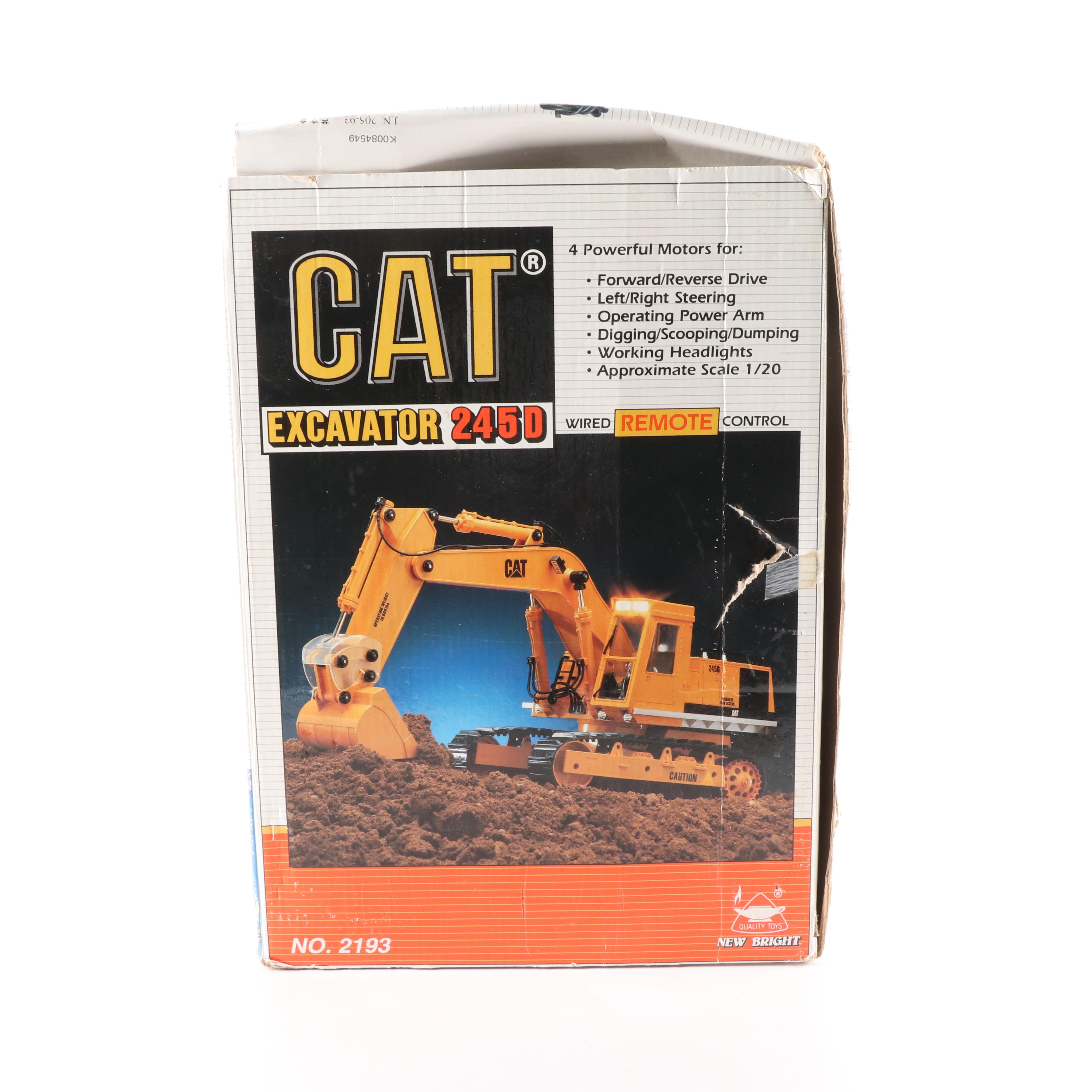 Toy Caterpillar Excavator 245D, Late 20th Century