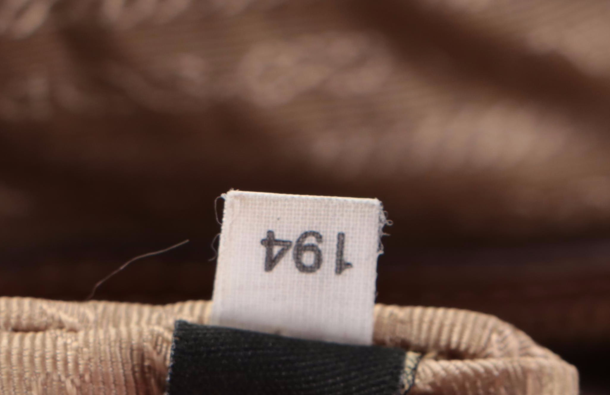 Prada Corda/Brandy Logo Jacquard Canvas and Leather Large Tote Bag