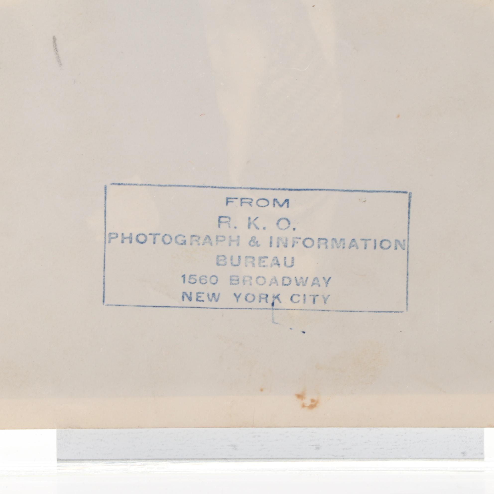 1920s Mickey Rooney Signed R.K.O Photograph to Boxing Great Jack Dempsey