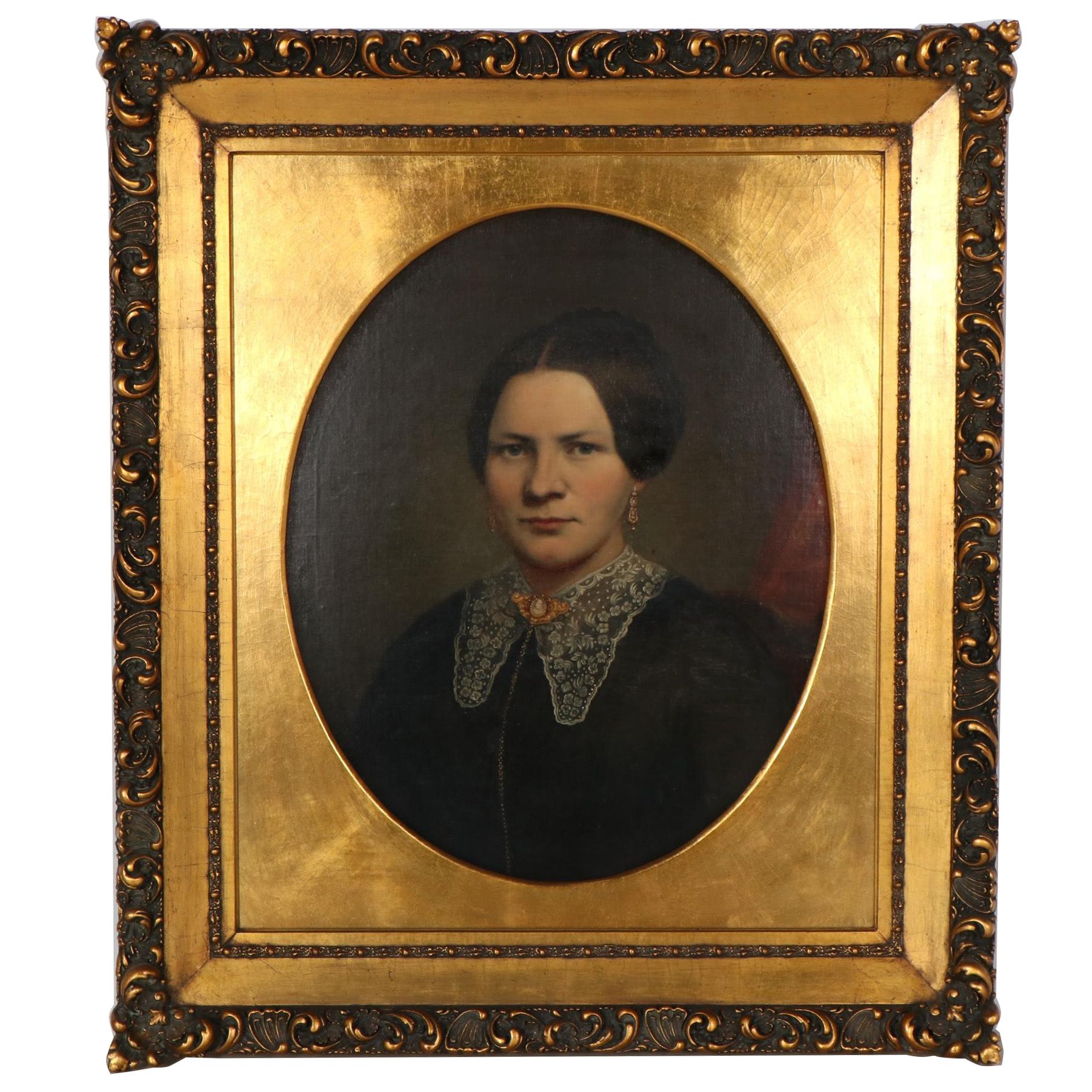 Portrait Oil Painting of Victorian Lady