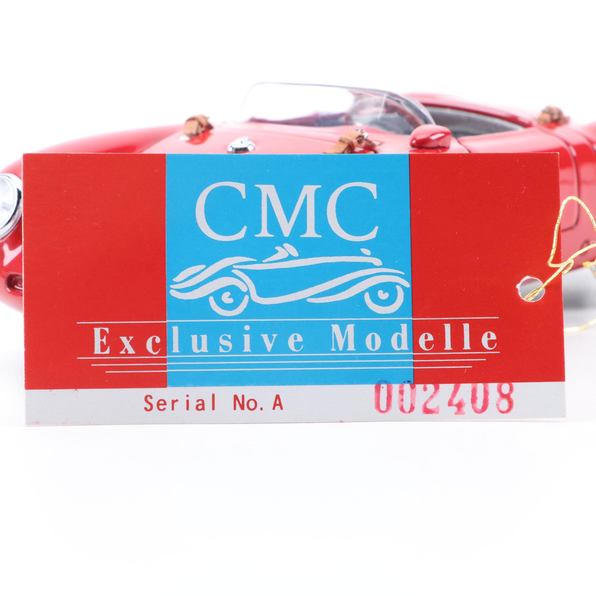 CMC "Exclusive Modelle" 1954 Porsche 550 Spyder Diecast 1:24 Scale Model Car