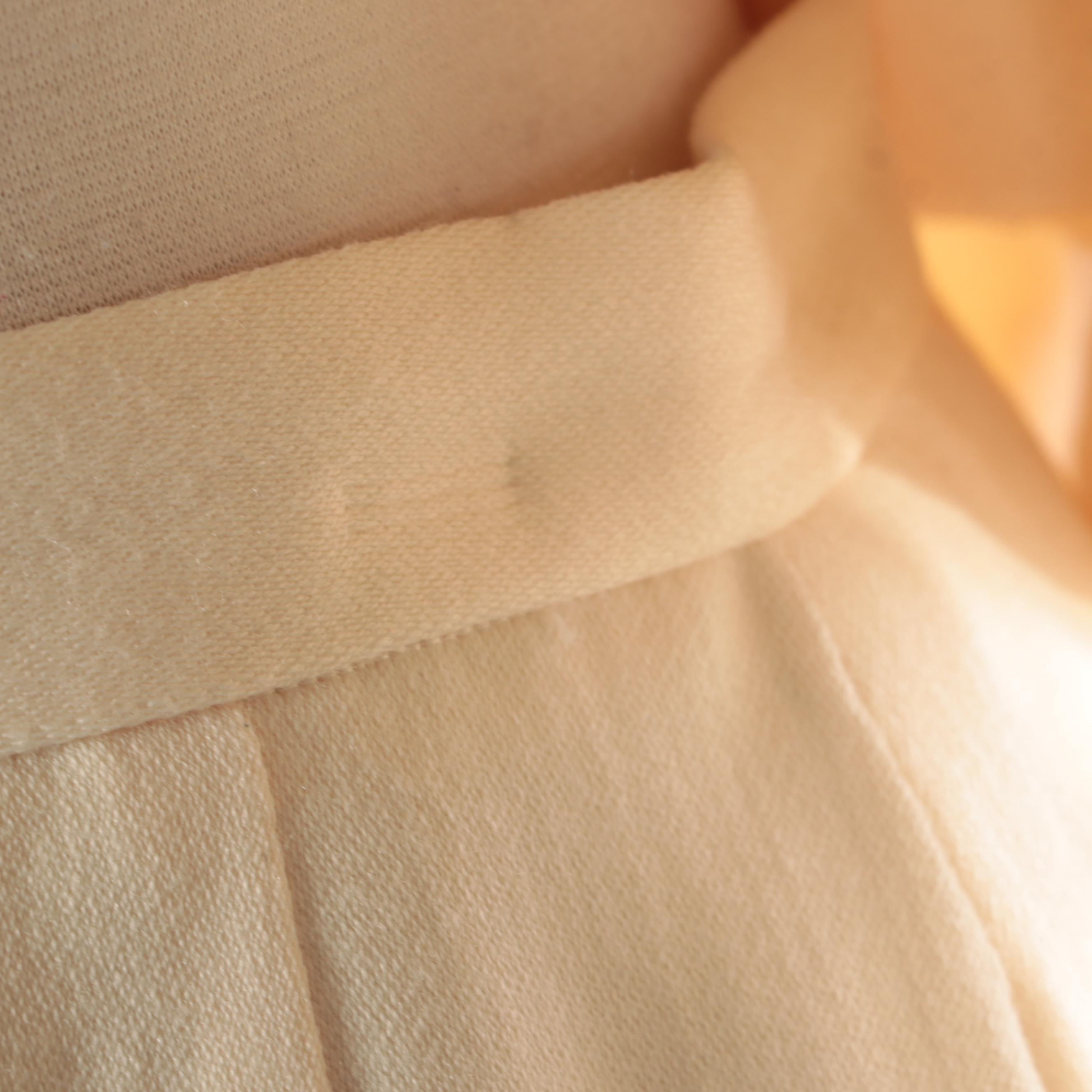 Christian Dior Skirt Suit in Ivory Wool with Embellished Pocket Trim