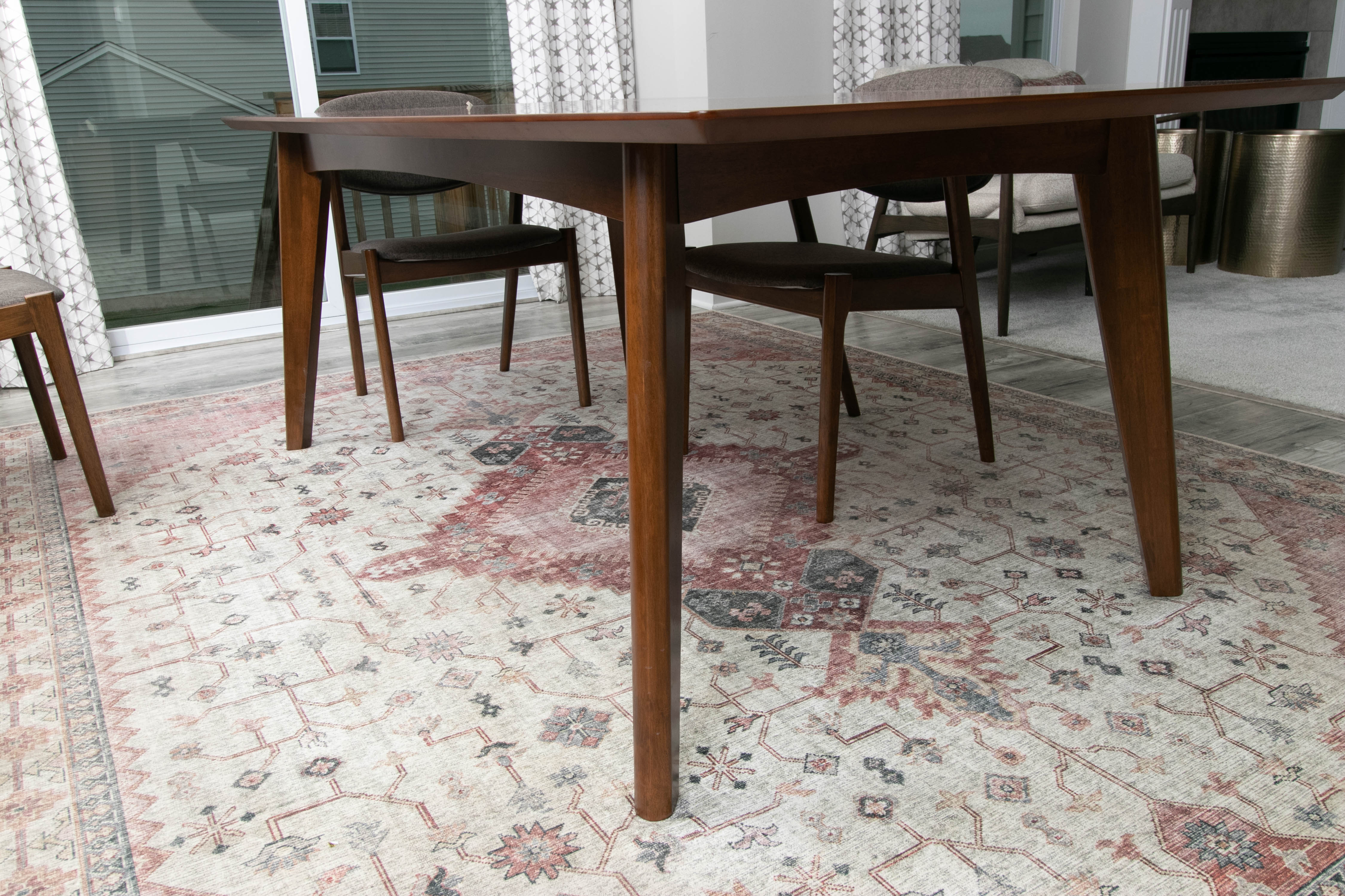 Coaster Furniture "Malone" Mid Century Modern Style Five-Piece Dining Set