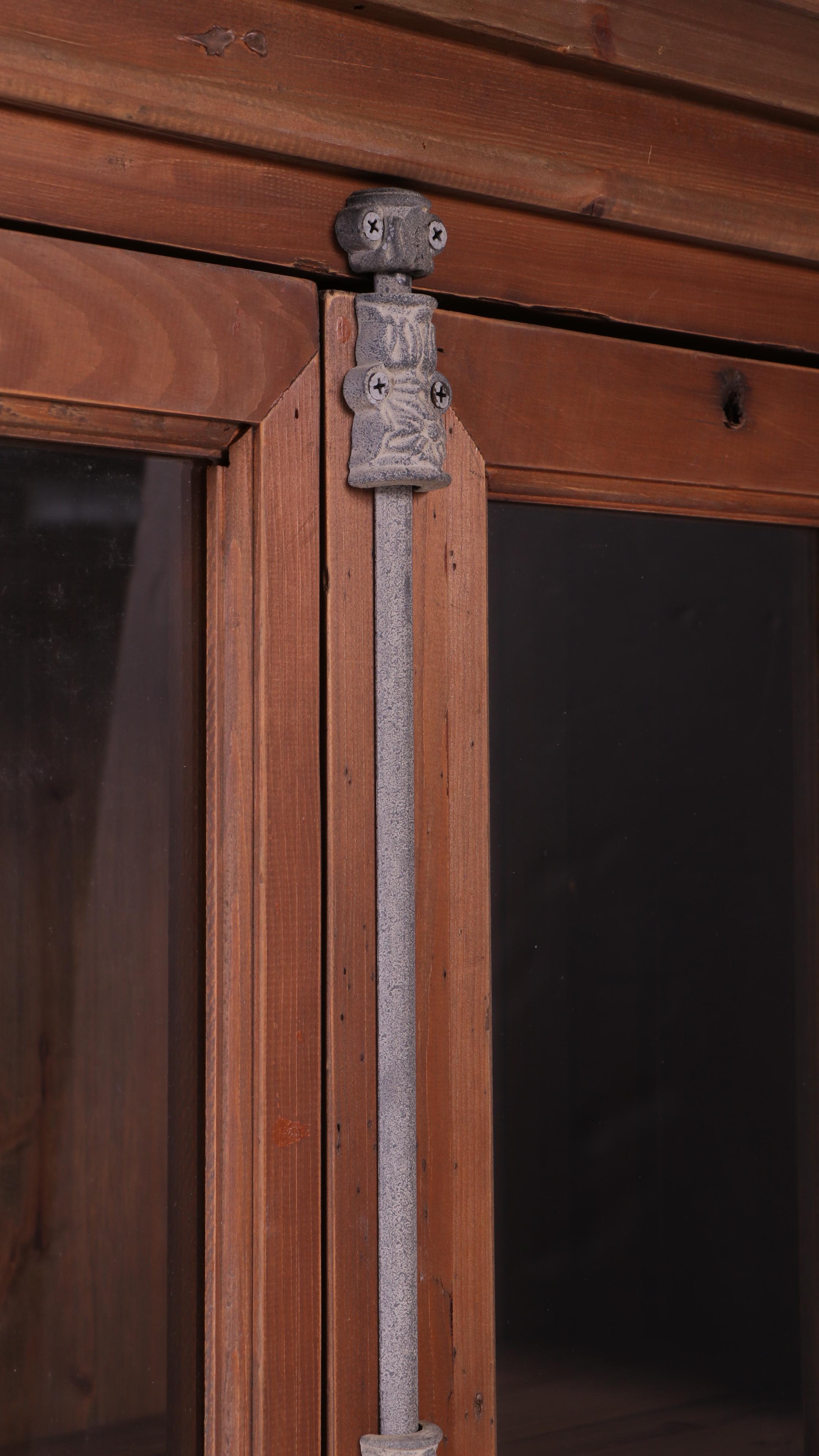 Arhaus Furniture "Chorus Theory" Reclaimed Pine Display Cabinet