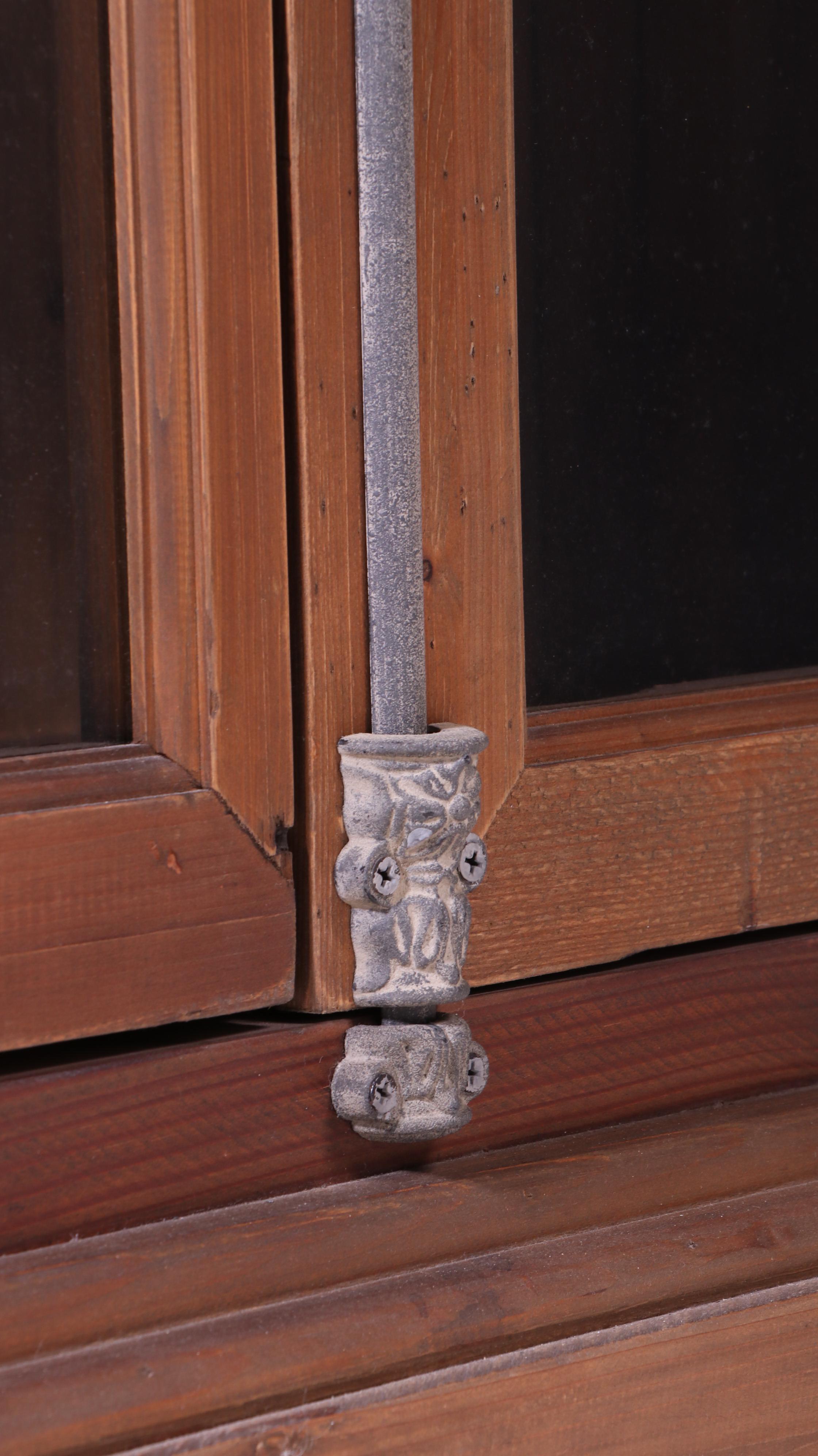 Arhaus Furniture "Chorus Theory" Reclaimed Pine Display Cabinet