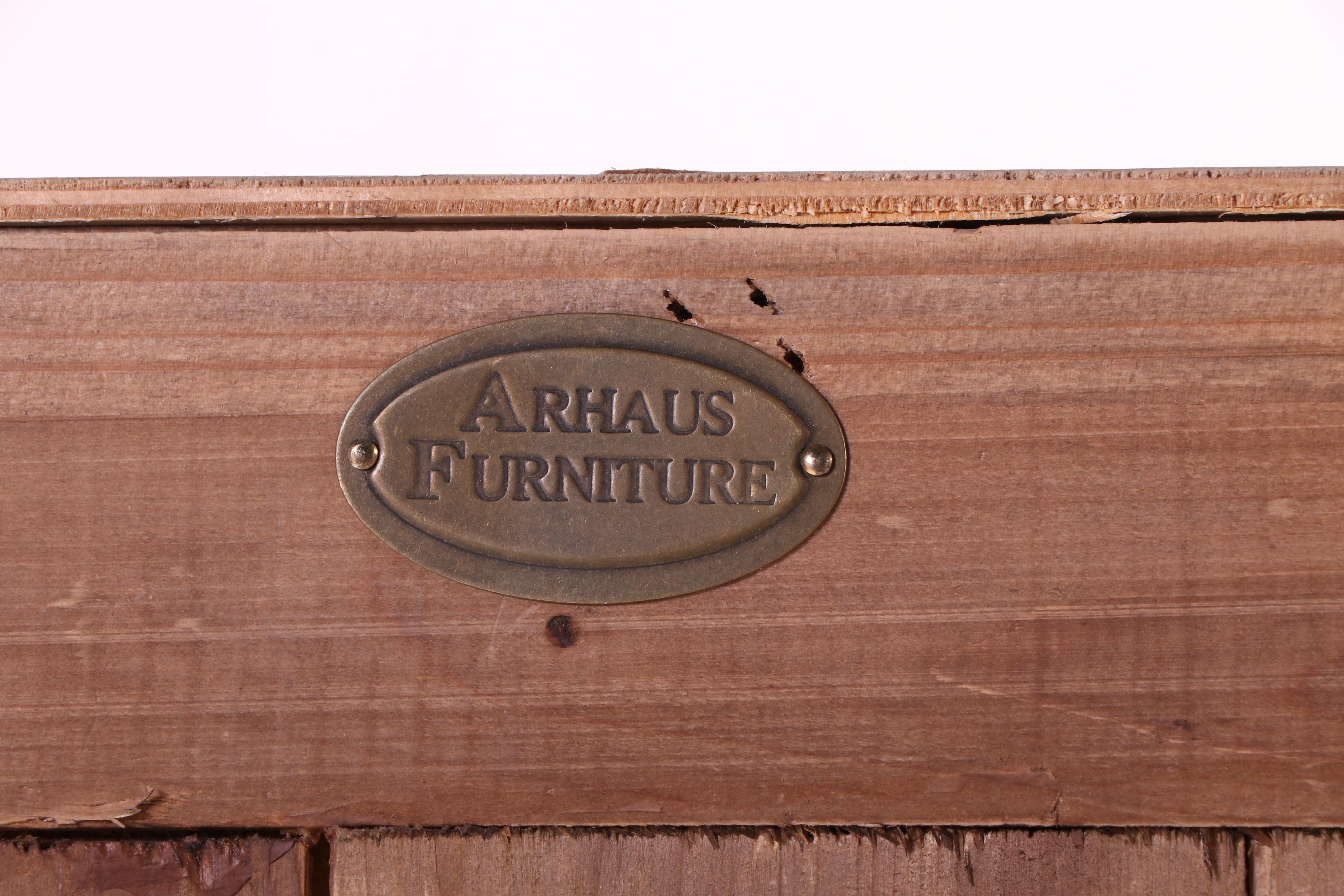 Arhaus Furniture "Chorus Theory" Reclaimed Pine Display Cabinet