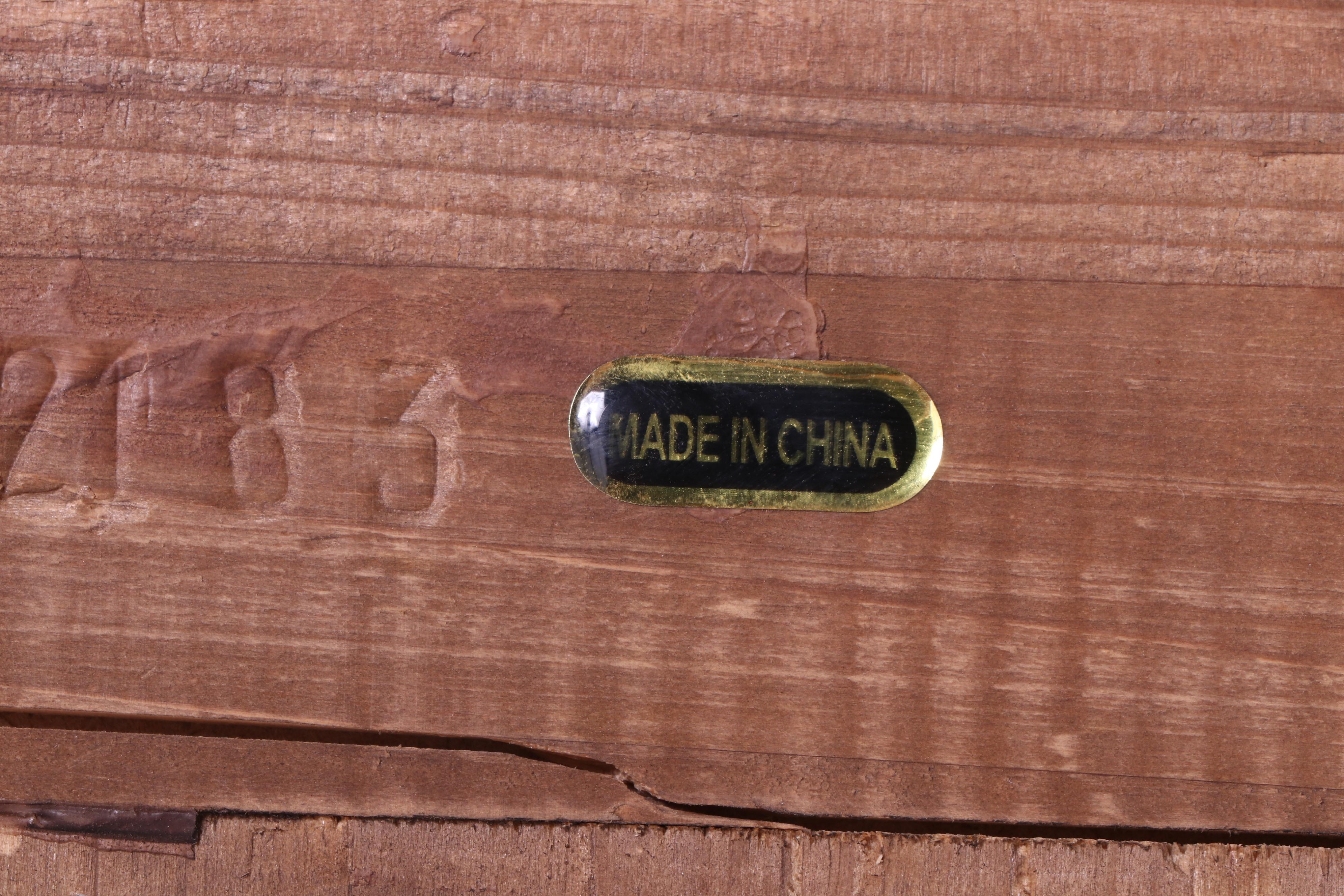 Arhaus Furniture "Chorus Theory" Reclaimed Pine Display Cabinet