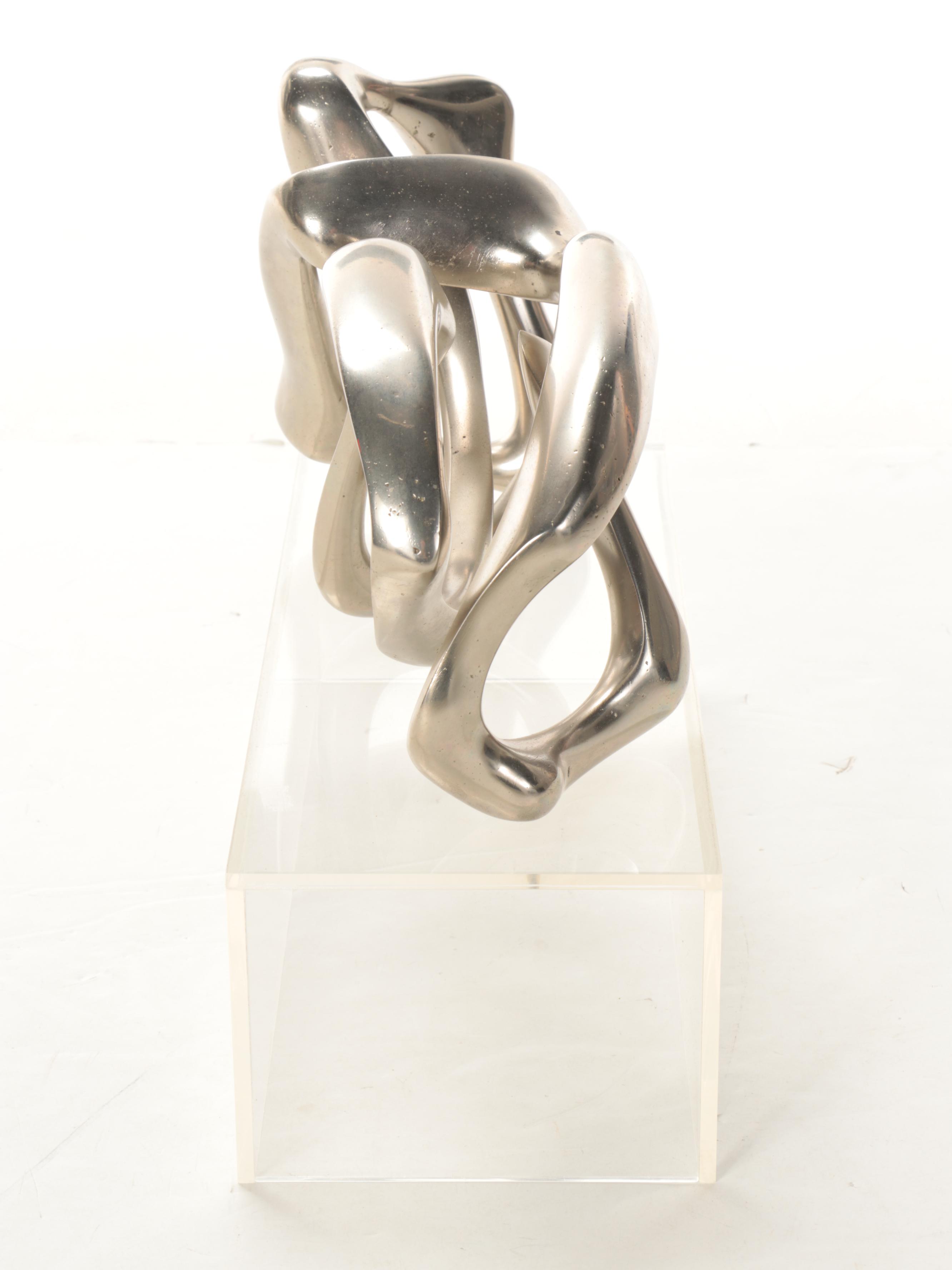 Non-Objective Abstract Metal Sculpture, Late 20th Century