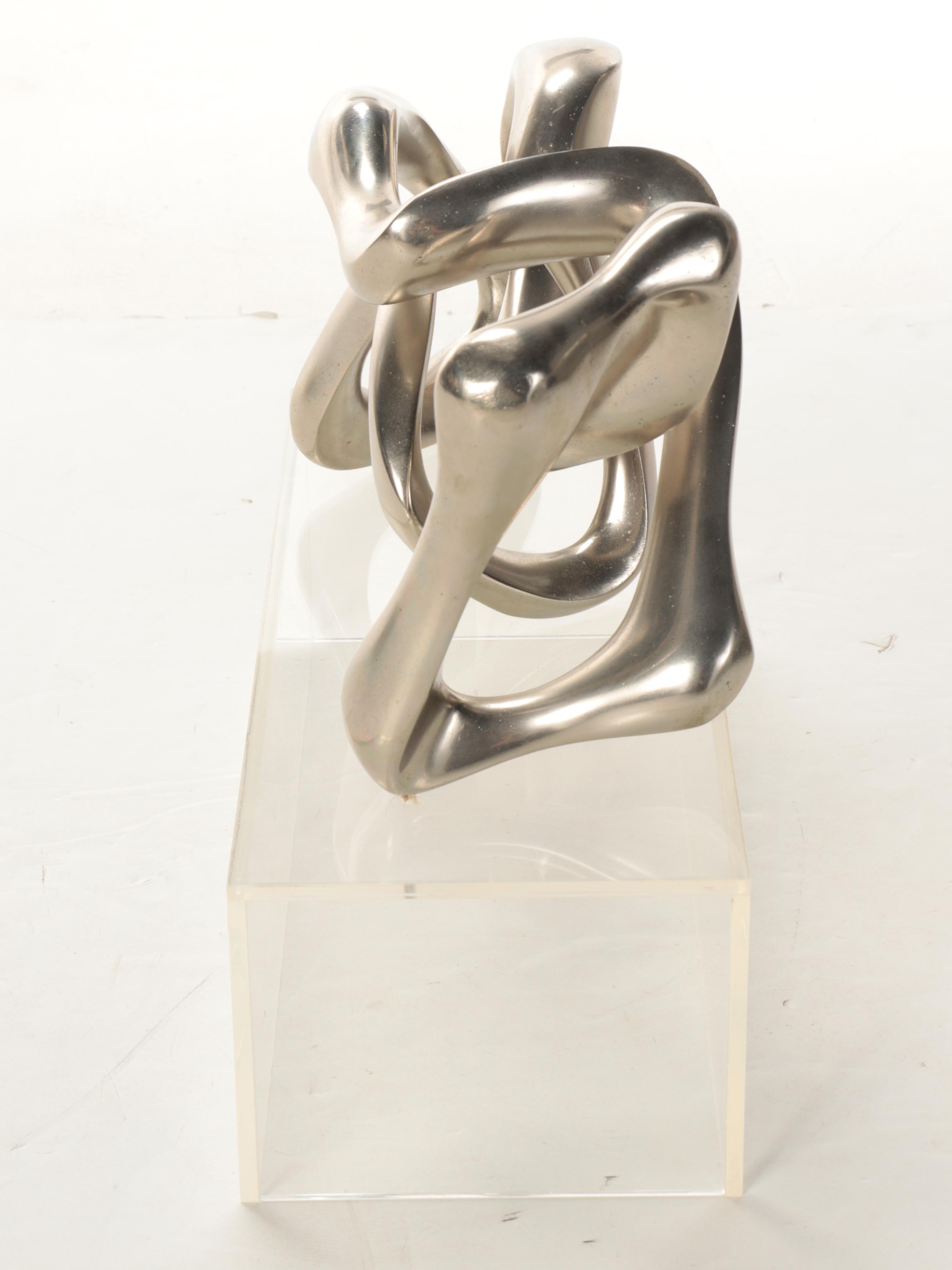 Non-Objective Abstract Metal Sculpture, Late 20th Century