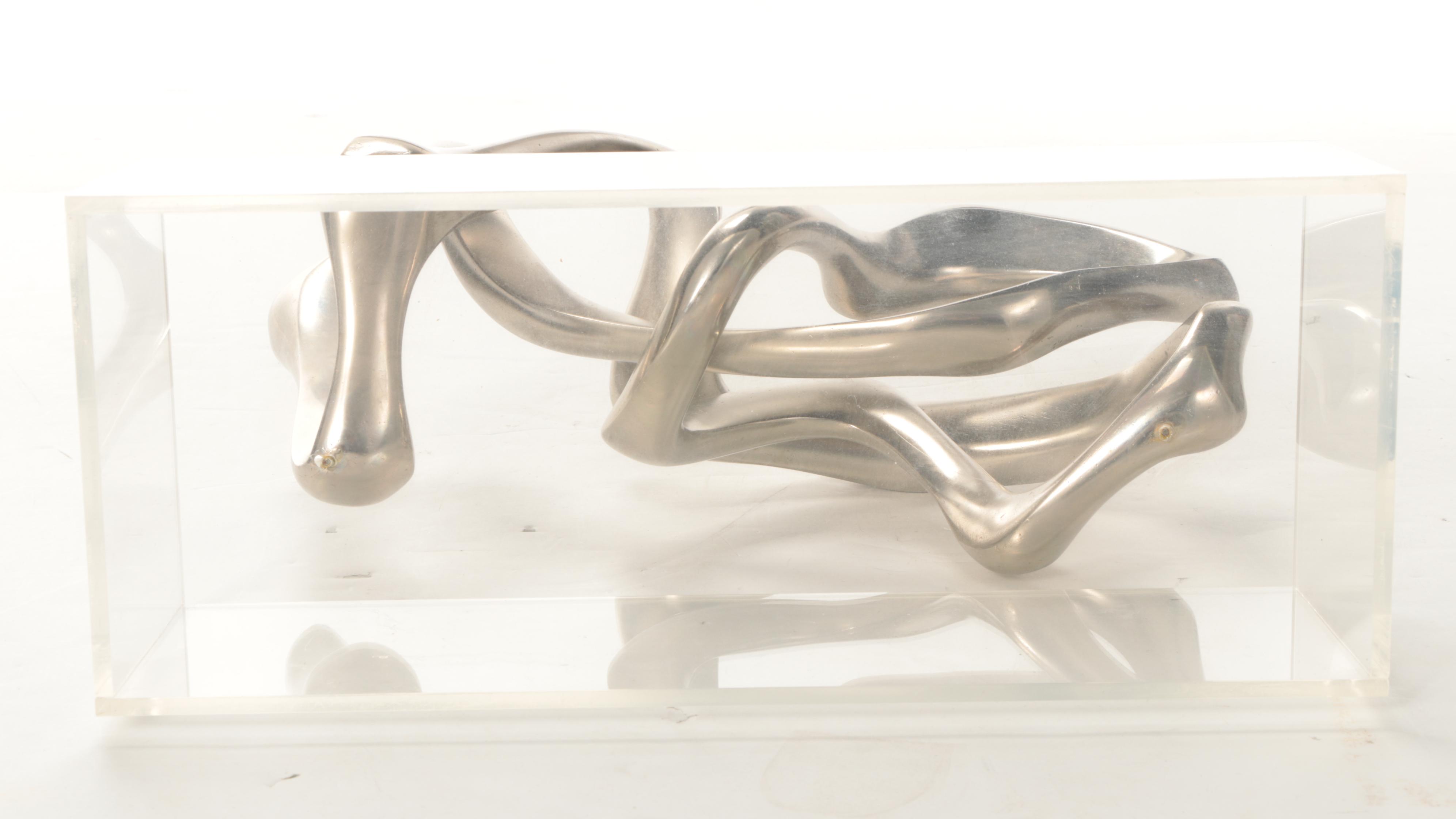 Non-Objective Abstract Metal Sculpture, Late 20th Century