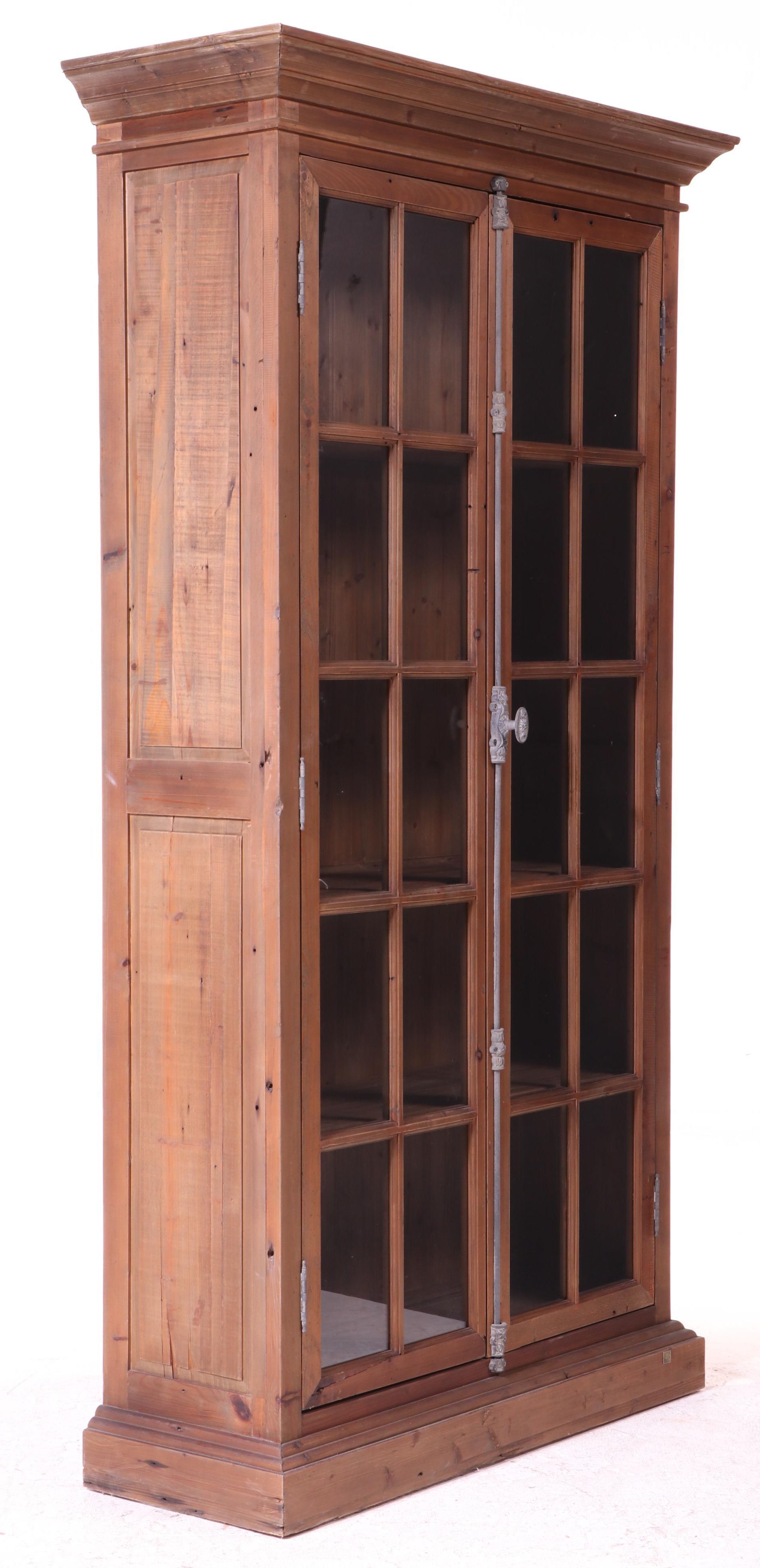 Arhaus Furniture "Chorus Theory" Reclaimed Pine Display Cabinet